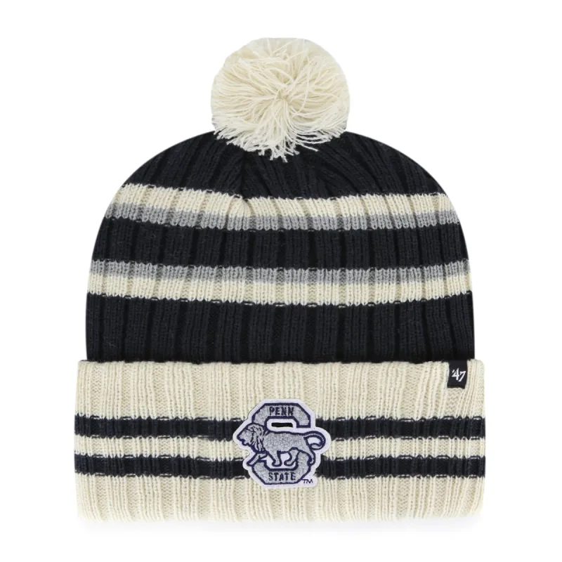 PENN STATE NITTANY LIONS VINTAGE NO HUDDLE '47 CUFF KNIT sold by 47