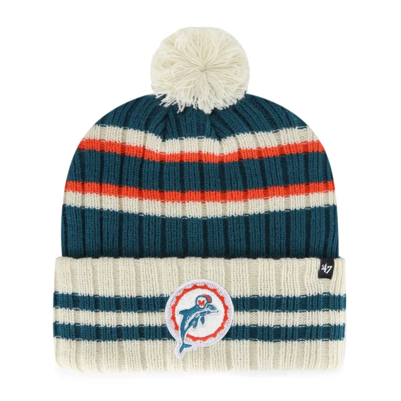 MIAMI DOLPHINS LEGACY NO HUDDLE '47 CUFF KNIT sold by 47