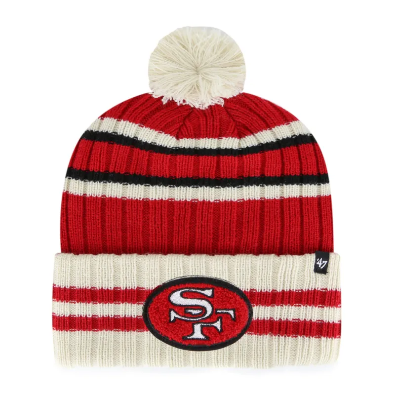 SAN FRANCISCO 49ERS LEGACY NO HUDDLE '47 CUFF KNIT sold by 47