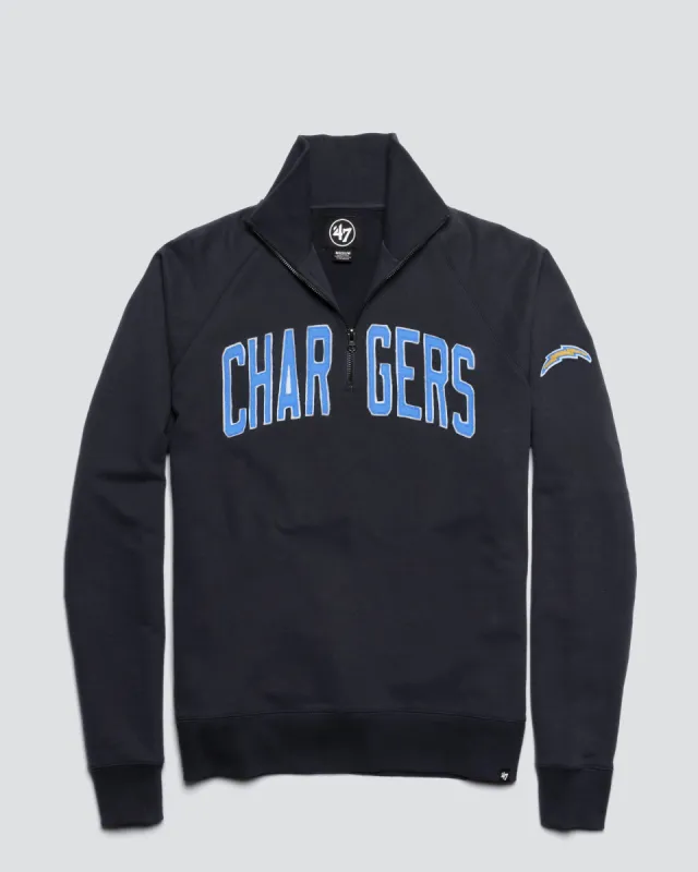 LOS ANGELES CHARGERS BANKS '47 HARRIS SCRIMMAGE 1/4 ZIP sold by 47