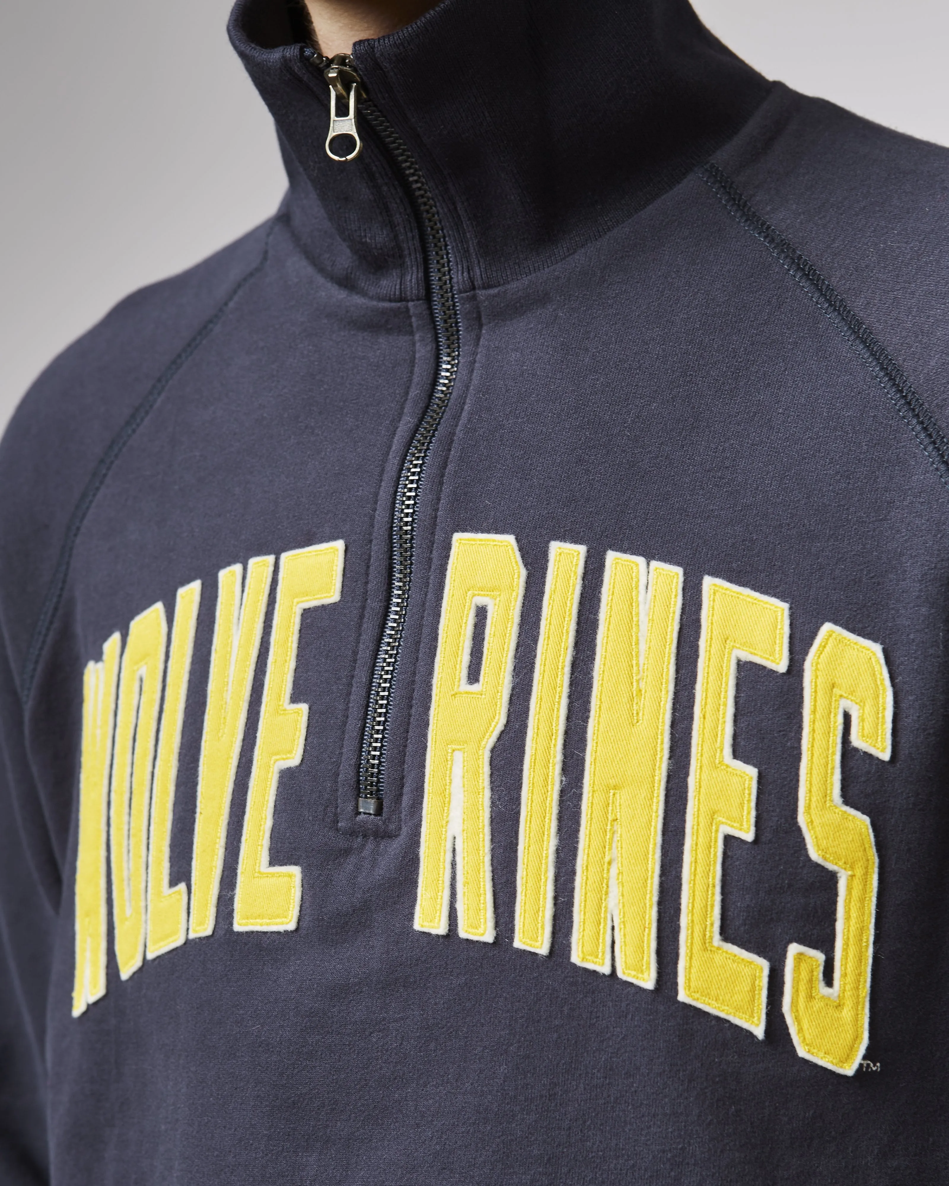 MICHIGAN WOLVERINES BANKS '47 HARRIS SCRIMMAGE 1/4 ZIP sold by 47 product image thumbnail 5