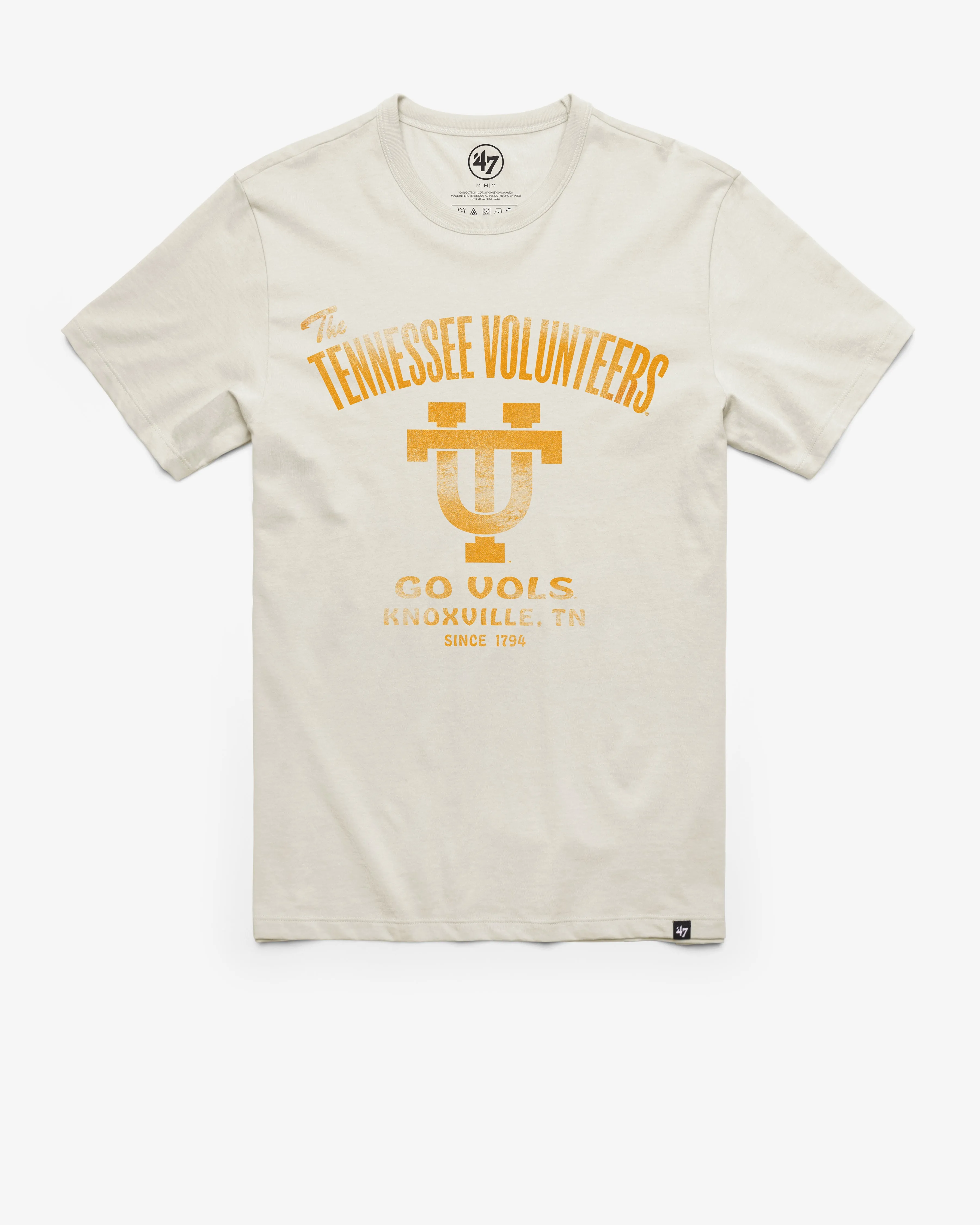 TENNESSEE VOLUNTEERS VINTAGE WIDE OPEN '47 FRANKLIN TEE sold by 47