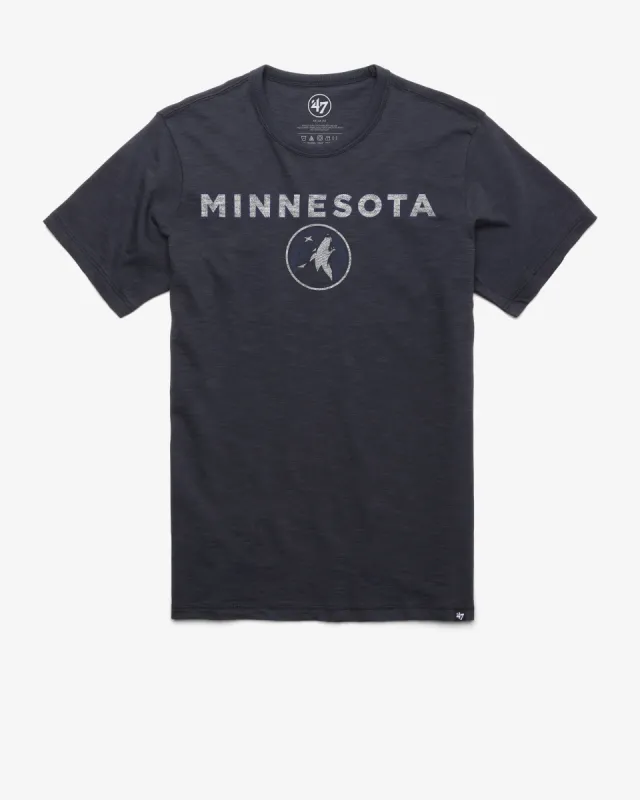 MINNESOTA TIMBERWOLVES CITY EDITION PREGAME '47 SCRUM TEE sold by 47