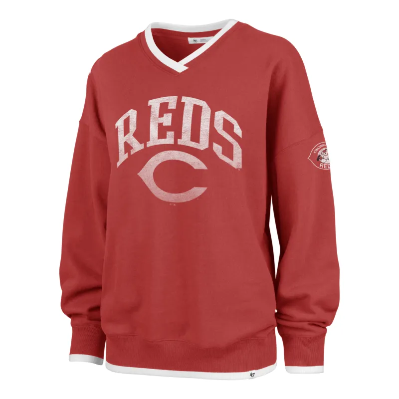 CINCINNATI REDS COOPERSTOWN WAX PACK DAZE EIGHTIES '47 PULLOVER WOMENS sold by 47