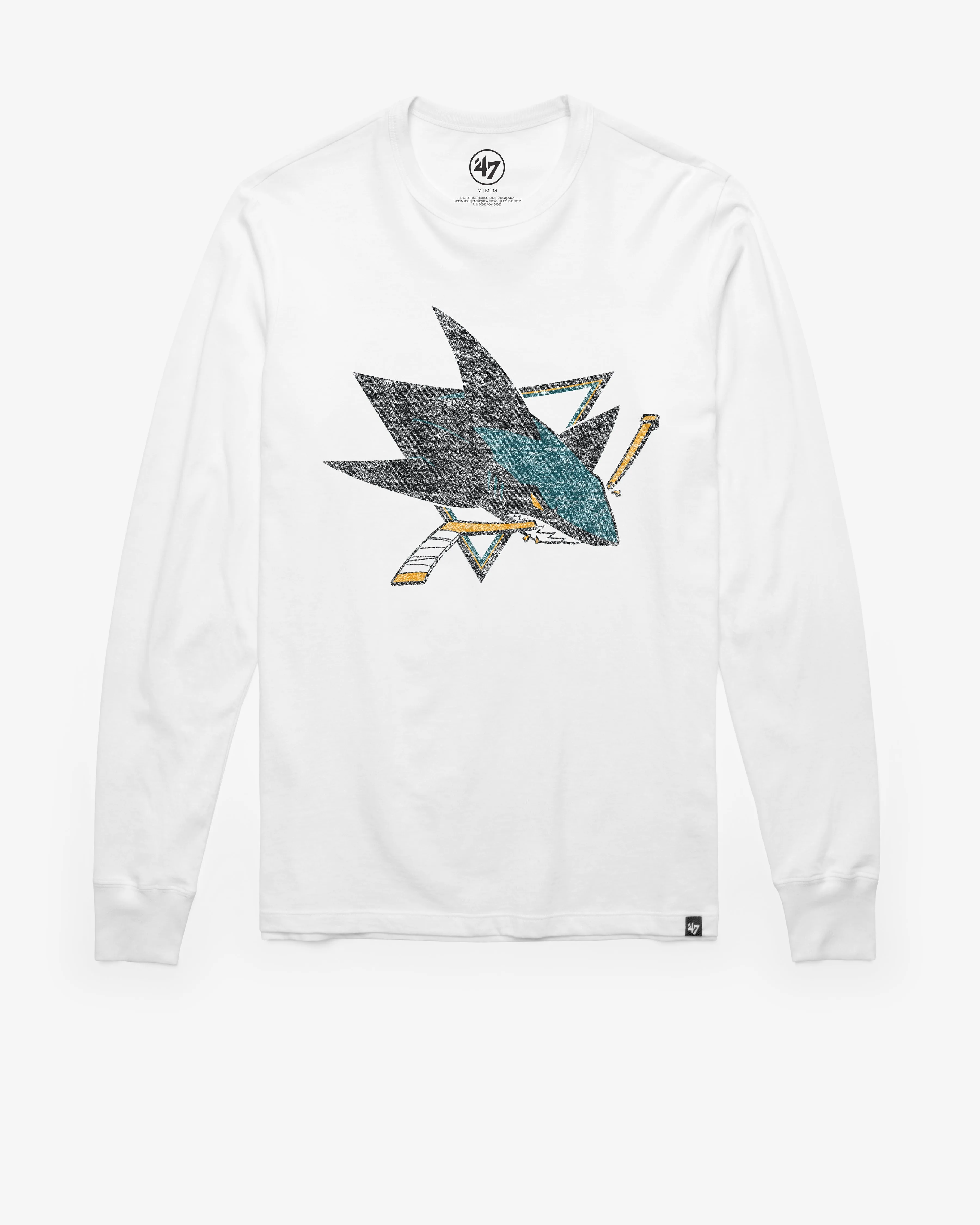 SAN JOSE SHARKS PREMIER '47 FRANKLIN LONG SLEEVE TEE sold by 47