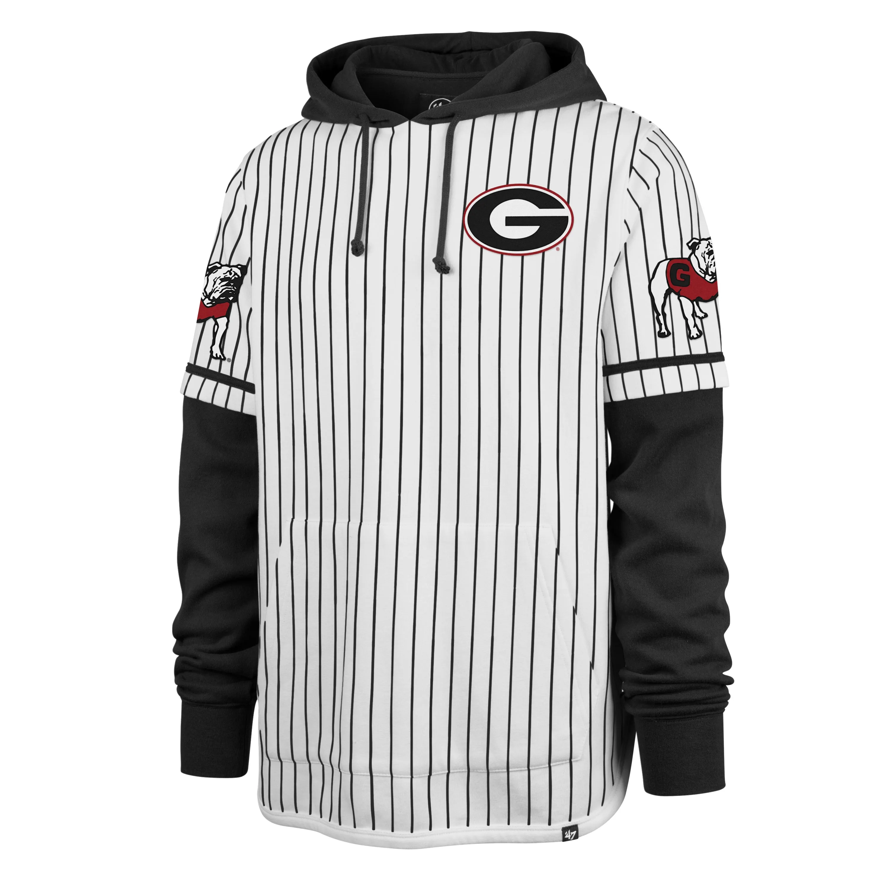 GEORGIA BULLDOGS PINSTRIPE '47 SHORTSTOP PULLOVER HOOD sold by 47