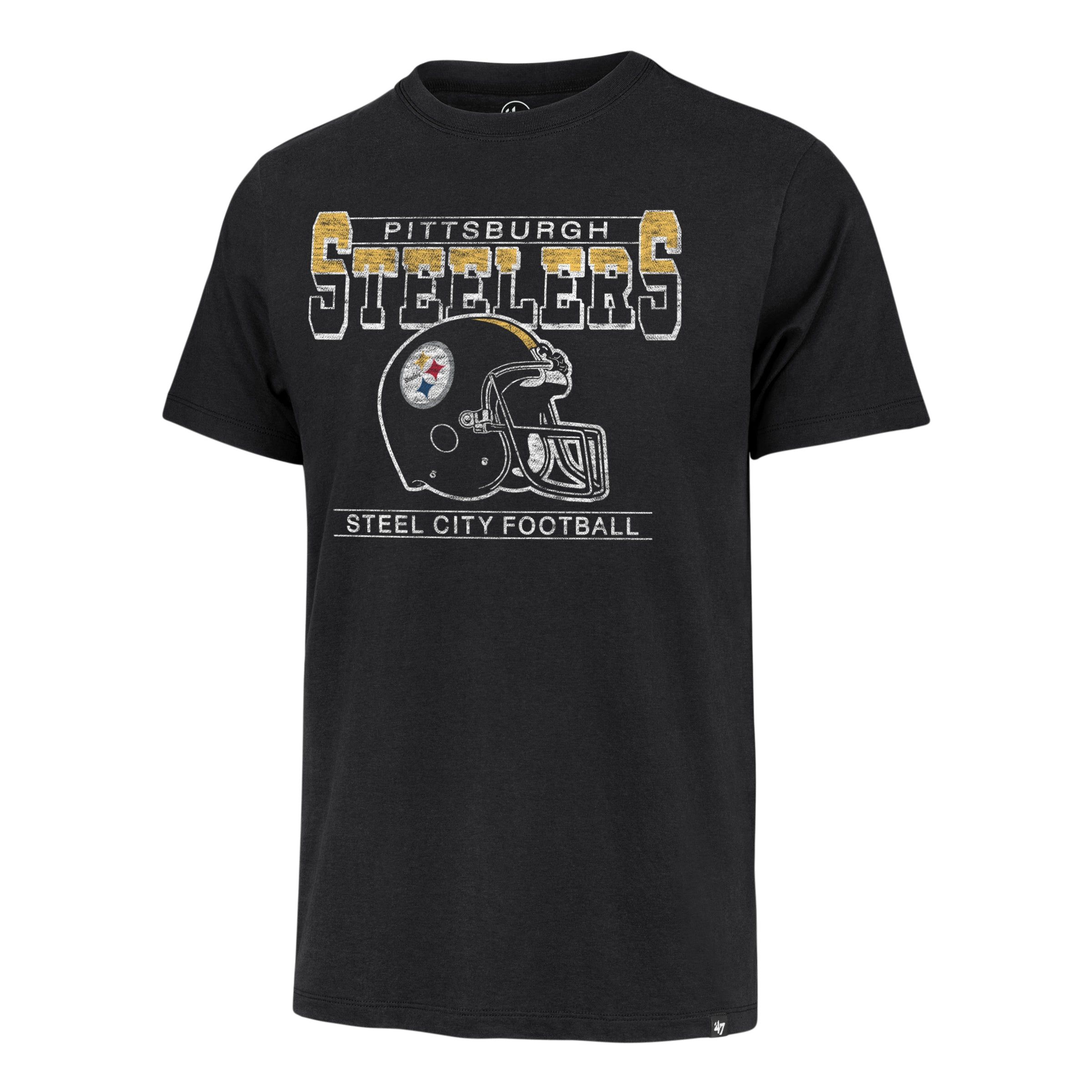 PITTSBURGH STEELERS HISTORIC TIME LOCK '47 FRANKLIN TEE sold by 47