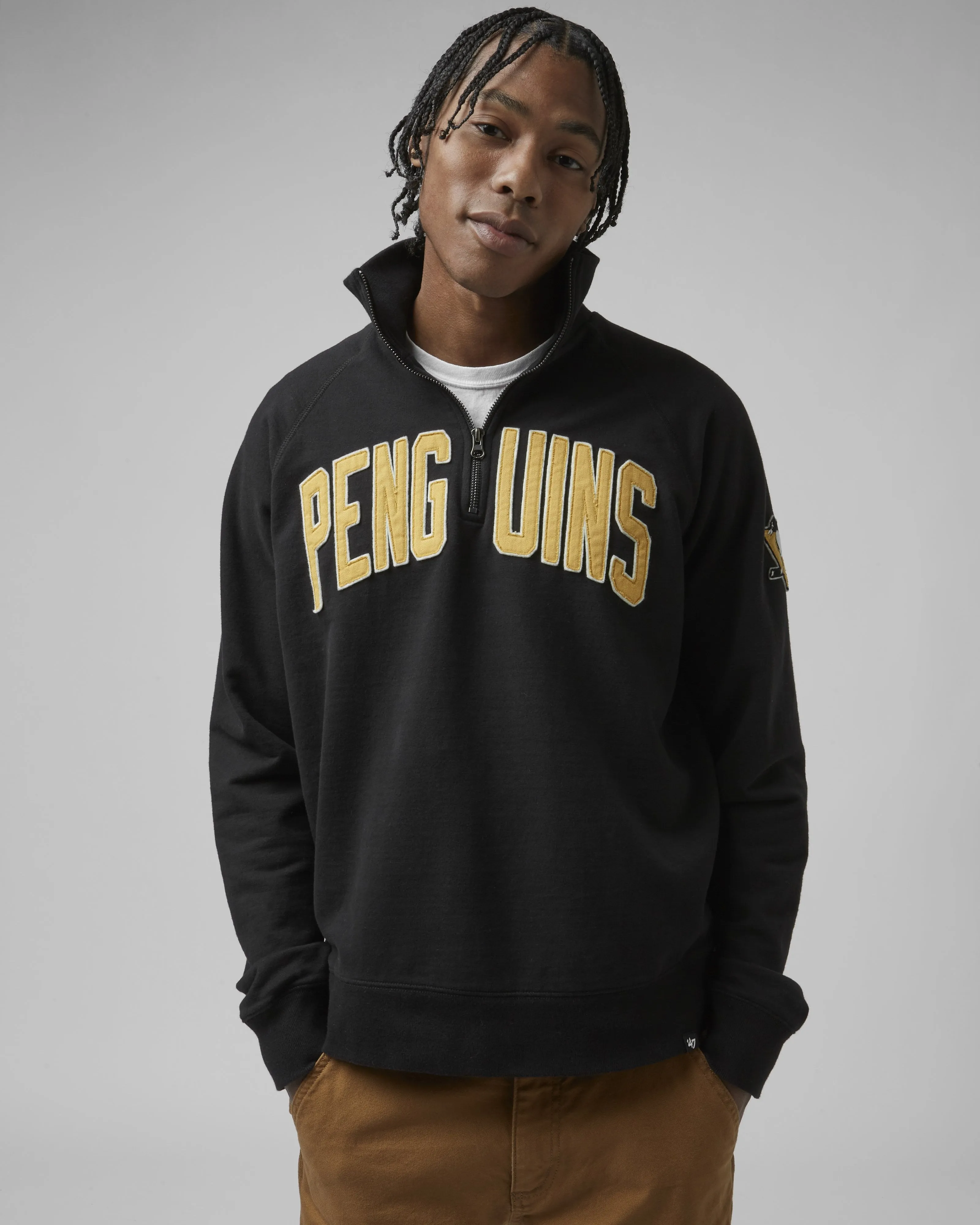 PITTSBURGH PENGUINS BANKS '47 HARRIS SCRIMMAGE 1/4 ZIP sold by 47 product image thumbnail 3