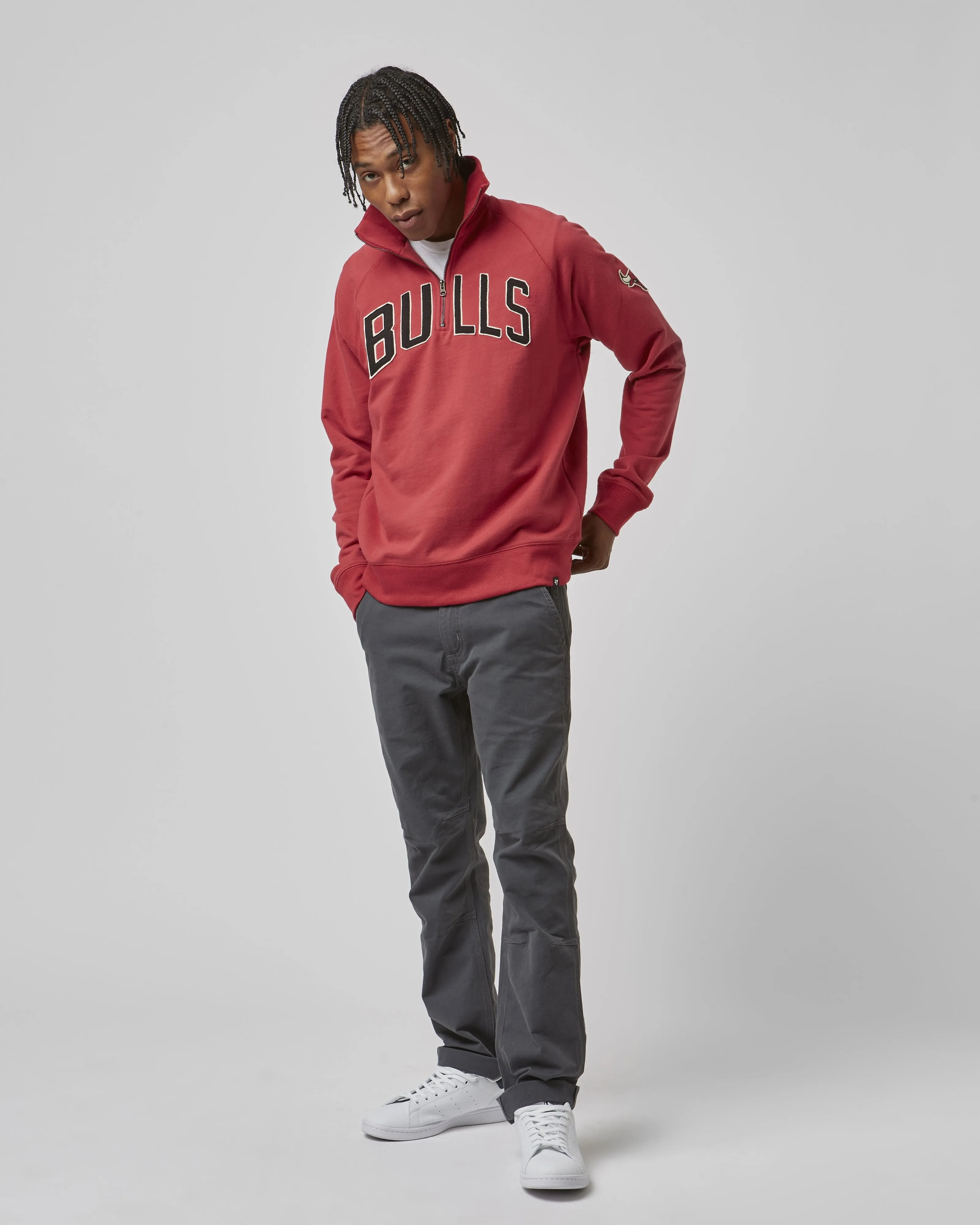 CHICAGO BULLS BANKS '47 HARRIS SCRIMMAGE 1/4 ZIP sold by 47 product image thumbnail 4