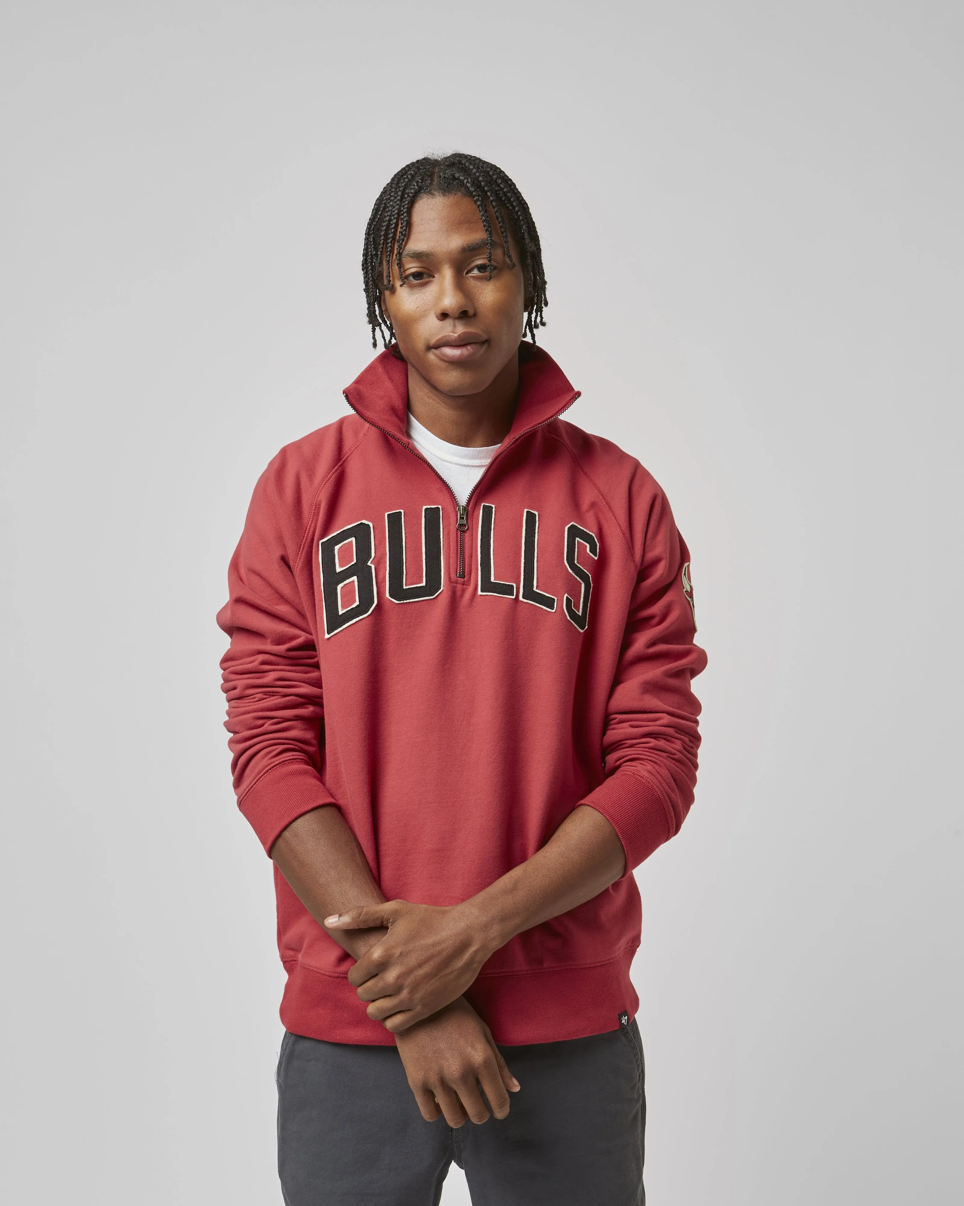 CHICAGO BULLS BANKS '47 HARRIS SCRIMMAGE 1/4 ZIP sold by 47 product image thumbnail 2