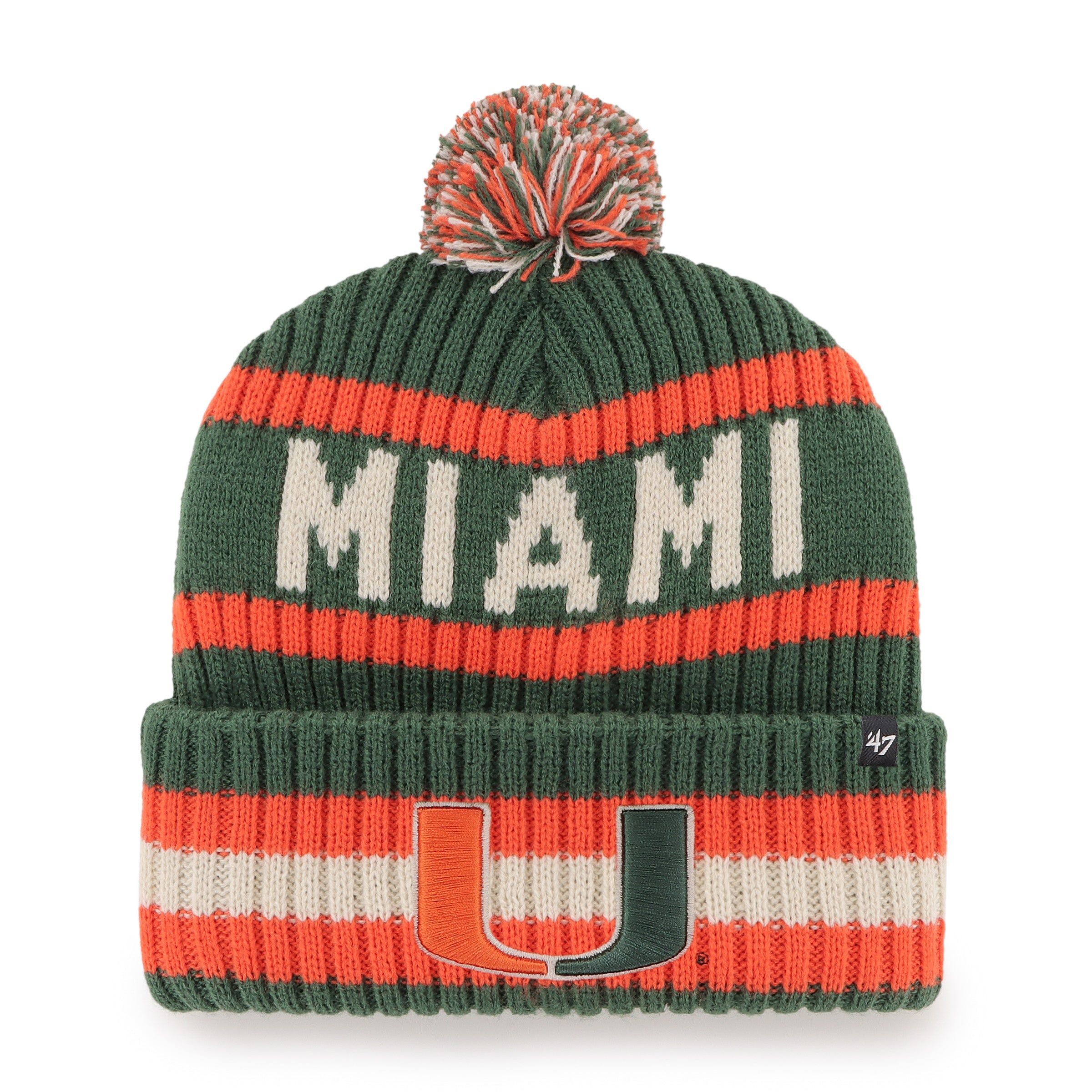 MIAMI HURRICANES BERING 47 CUFF KNIT sold by 47