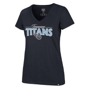 TENNESSEE TITANS GLIMMER ON '47 ULTRA RIVAL V-NECK TEE WOMENS sold by 47