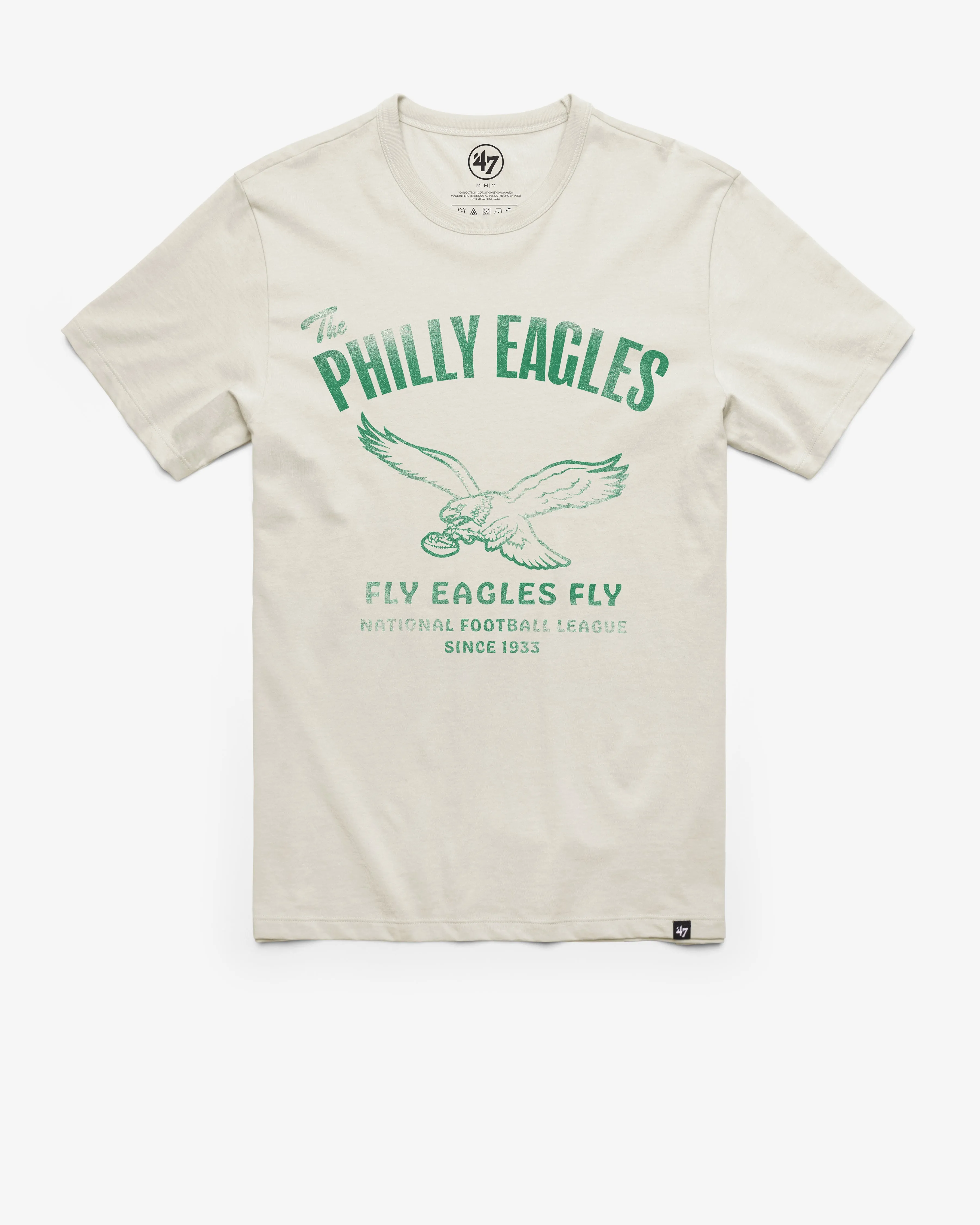 PHILADELPHIA EAGLES HISTORIC WIDE OPEN '47 FRANKLIN TEE sold by 47