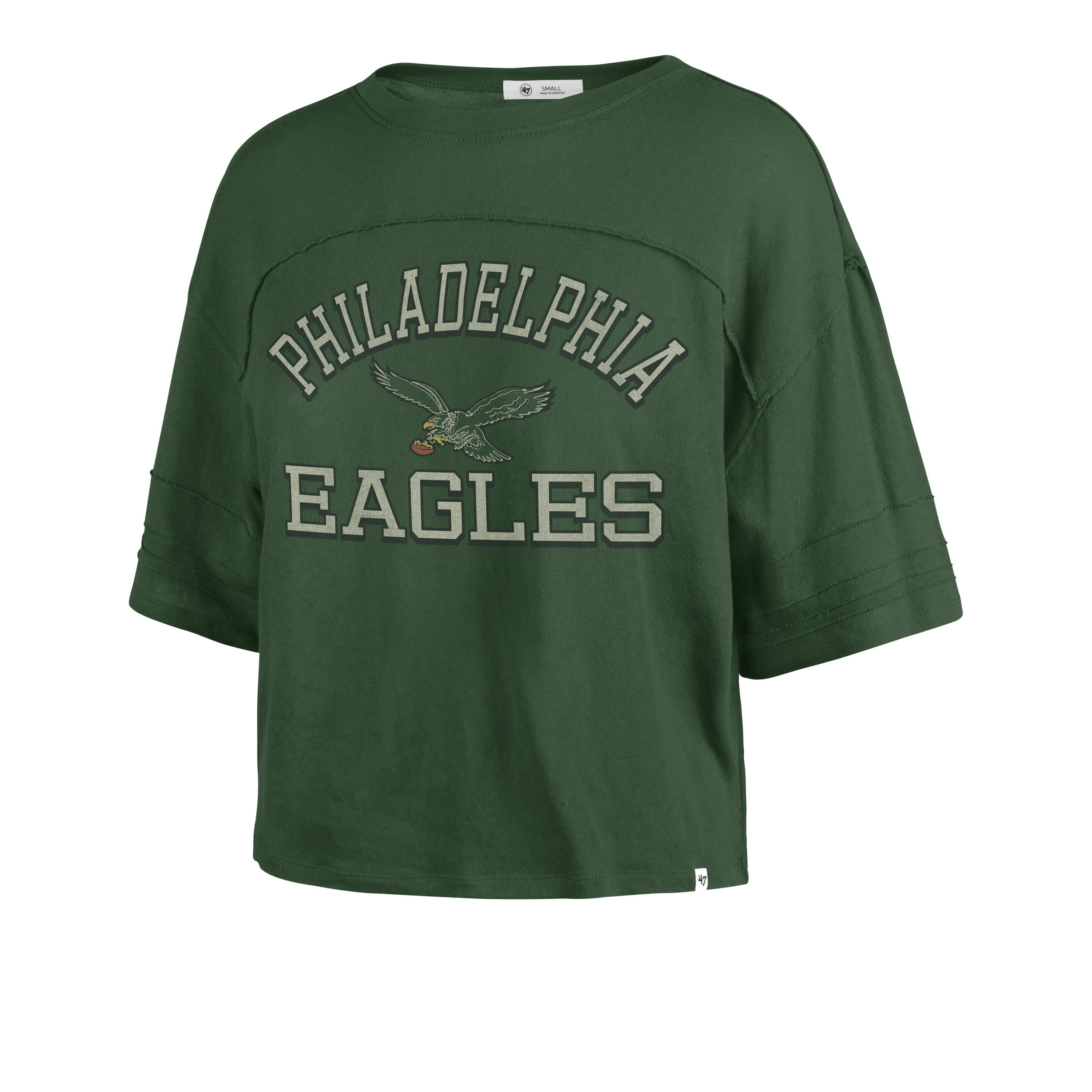 PHILADELPHIA EAGLES LEGACY HALF MOON '47 STEVIE CROP TEE WOMENS sold by 47