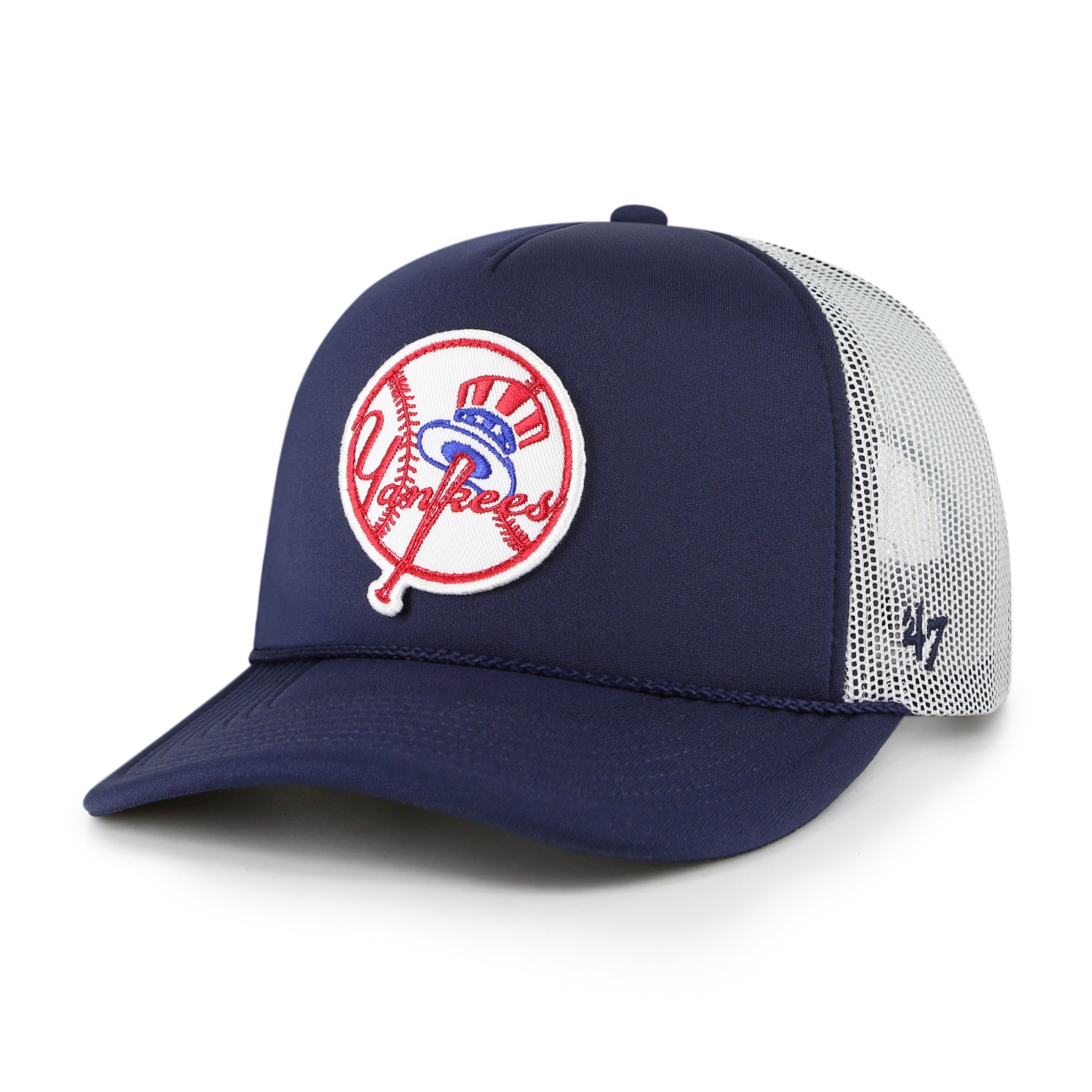 NEW YORK YANKEES COOPERSTOWN REWIND PATCH '47 TRUCKER sold by 47