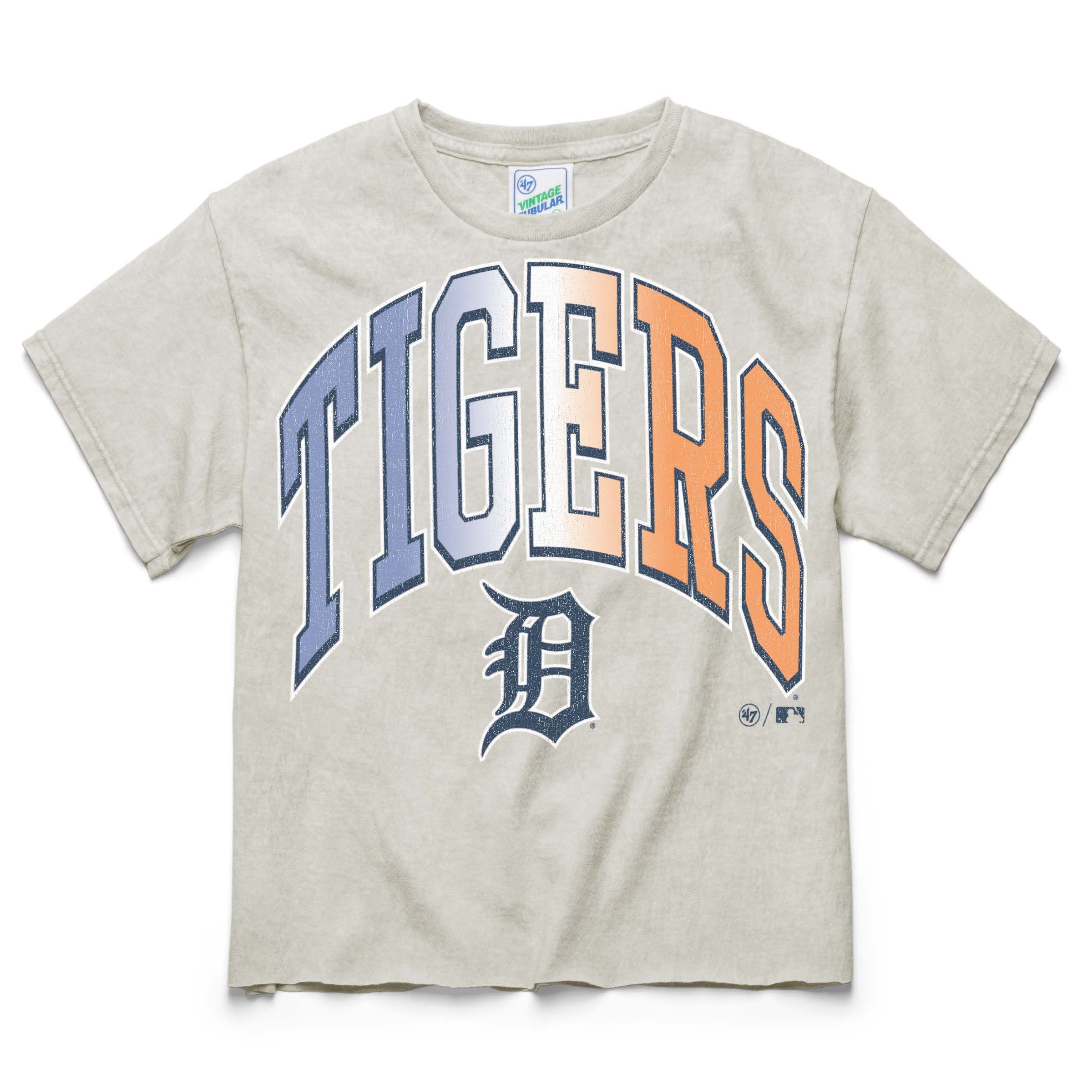 DETROIT TIGERS AURORA MINERAL '47 VINTAGE TUBULAR CROP TEE WOMENS sold by 47