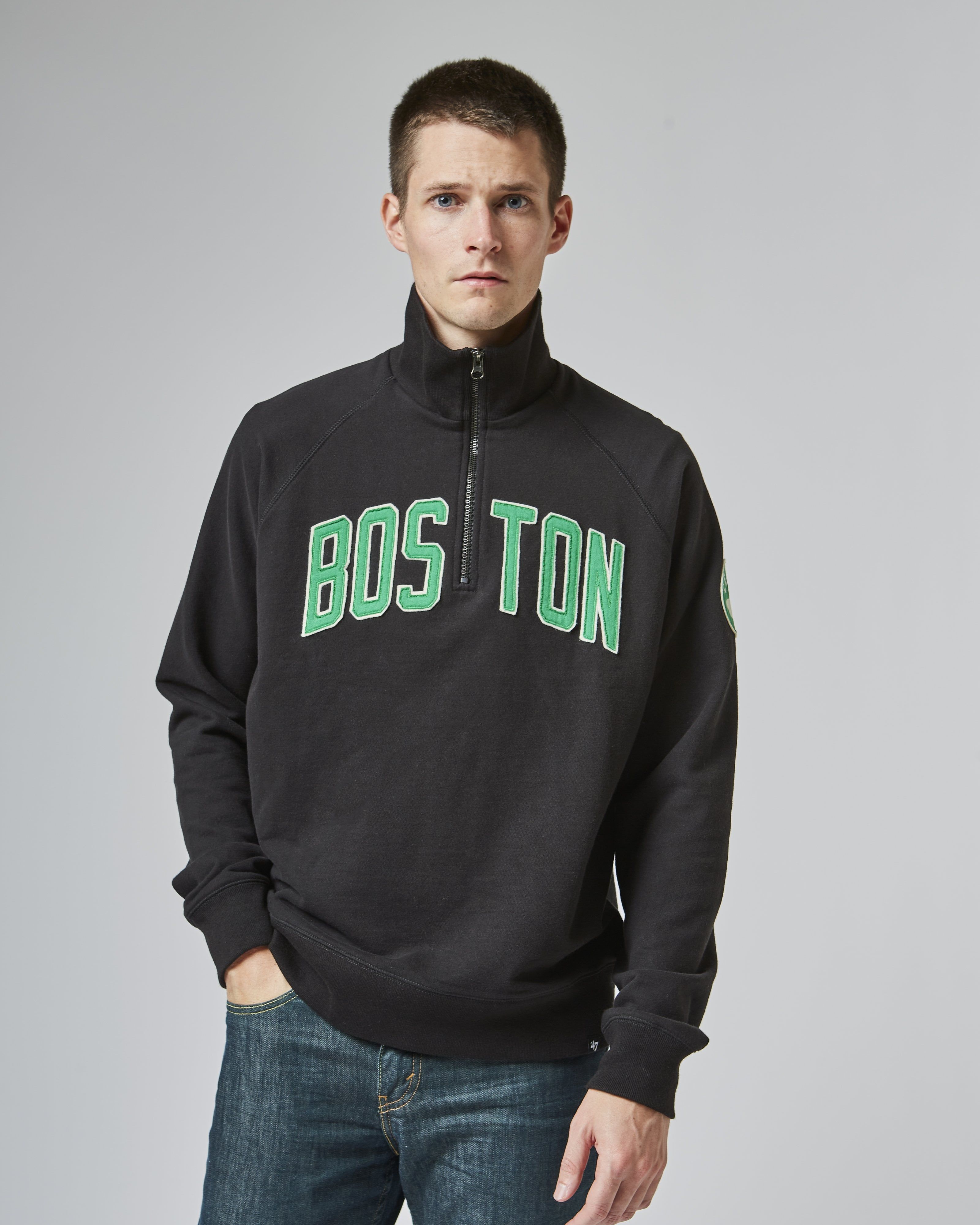 BOSTON CELTICS BANKS '47 HARRIS SCRIMMAGE 1/4 ZIP sold by 47 product image thumbnail 3