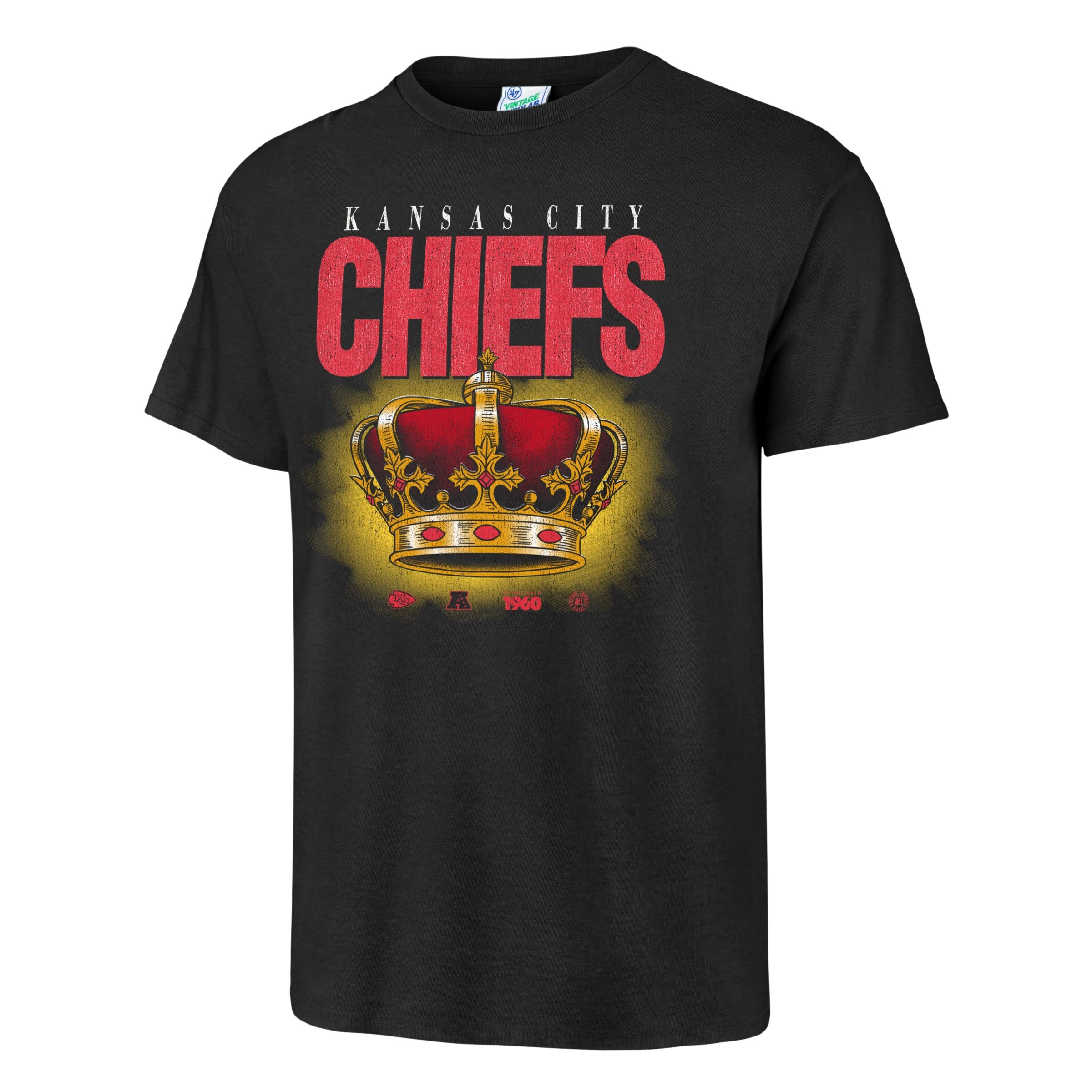 KANSAS CITY CHIEFS WITNESS TRADITION VINTAGE '47 TUBULAR TEE sold by 47