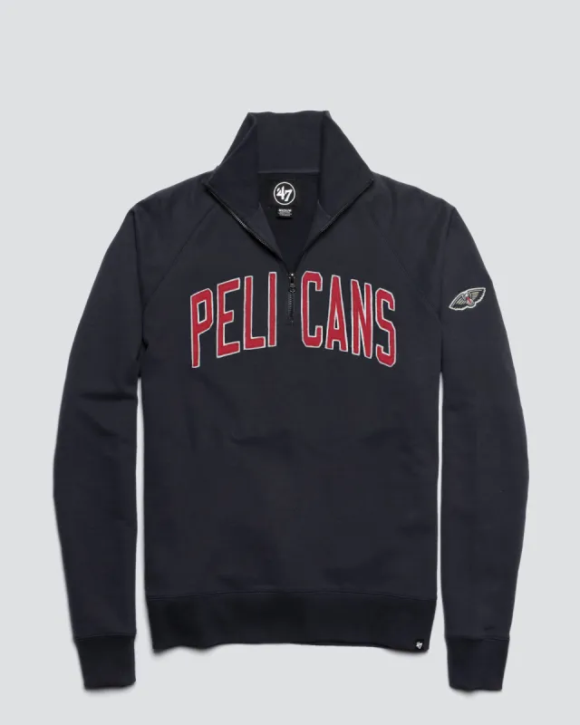 NEW ORLEANS PELICANS BANKS '47 HARRIS SCRIMMAGE 1/4 ZIP sold by 47