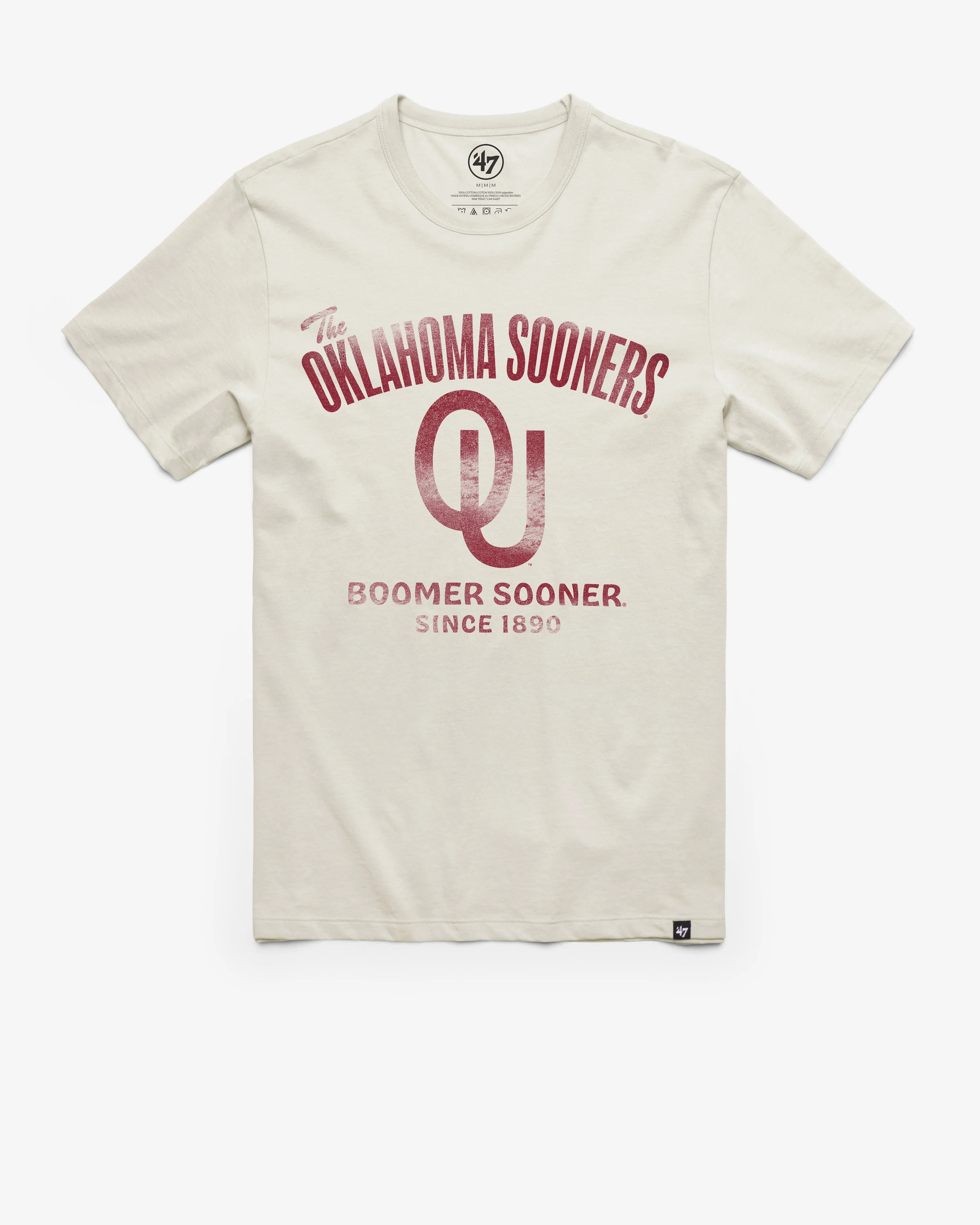 OKLAHOMA SOONERS VINTAGE WIDE OPEN '47 FRANKLIN TEE sold by 47
