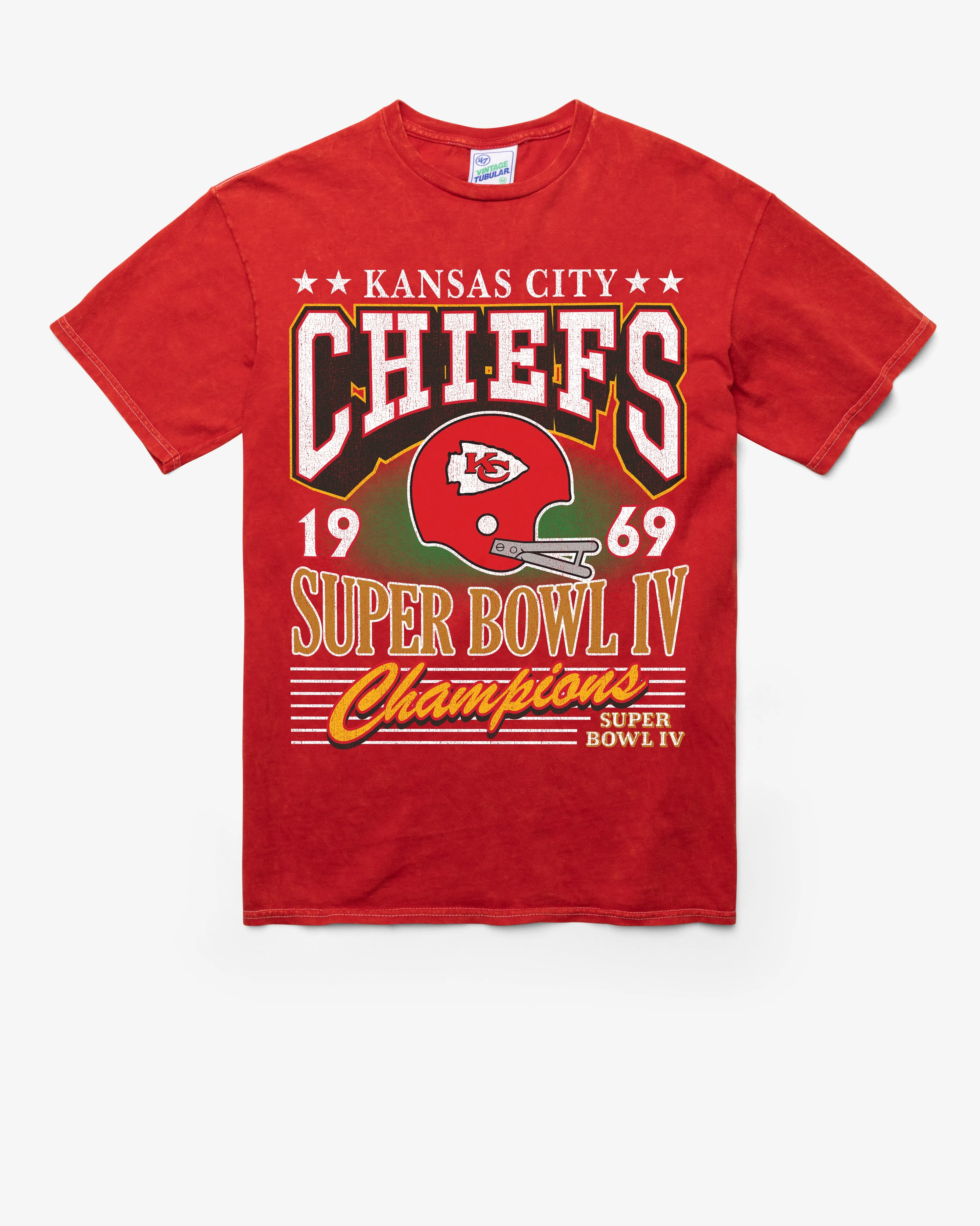 KANSAS CITY CHIEFS SB GRIDIRON LOCKER '47 VINTAGE TUBULAR TEE sold by 47