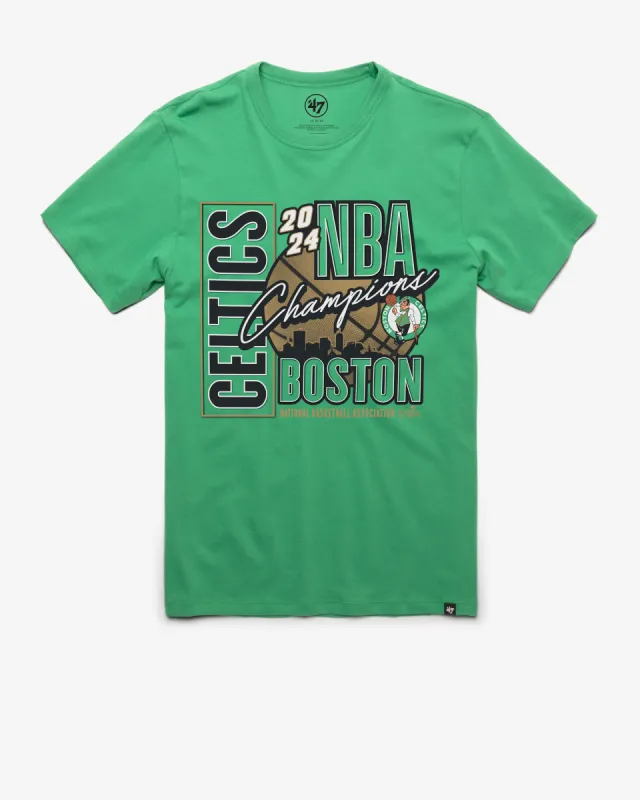 BOSTON CELTICS 2024 NBA CHAMPIONS '47 FRANKLIN TEE sold by 47