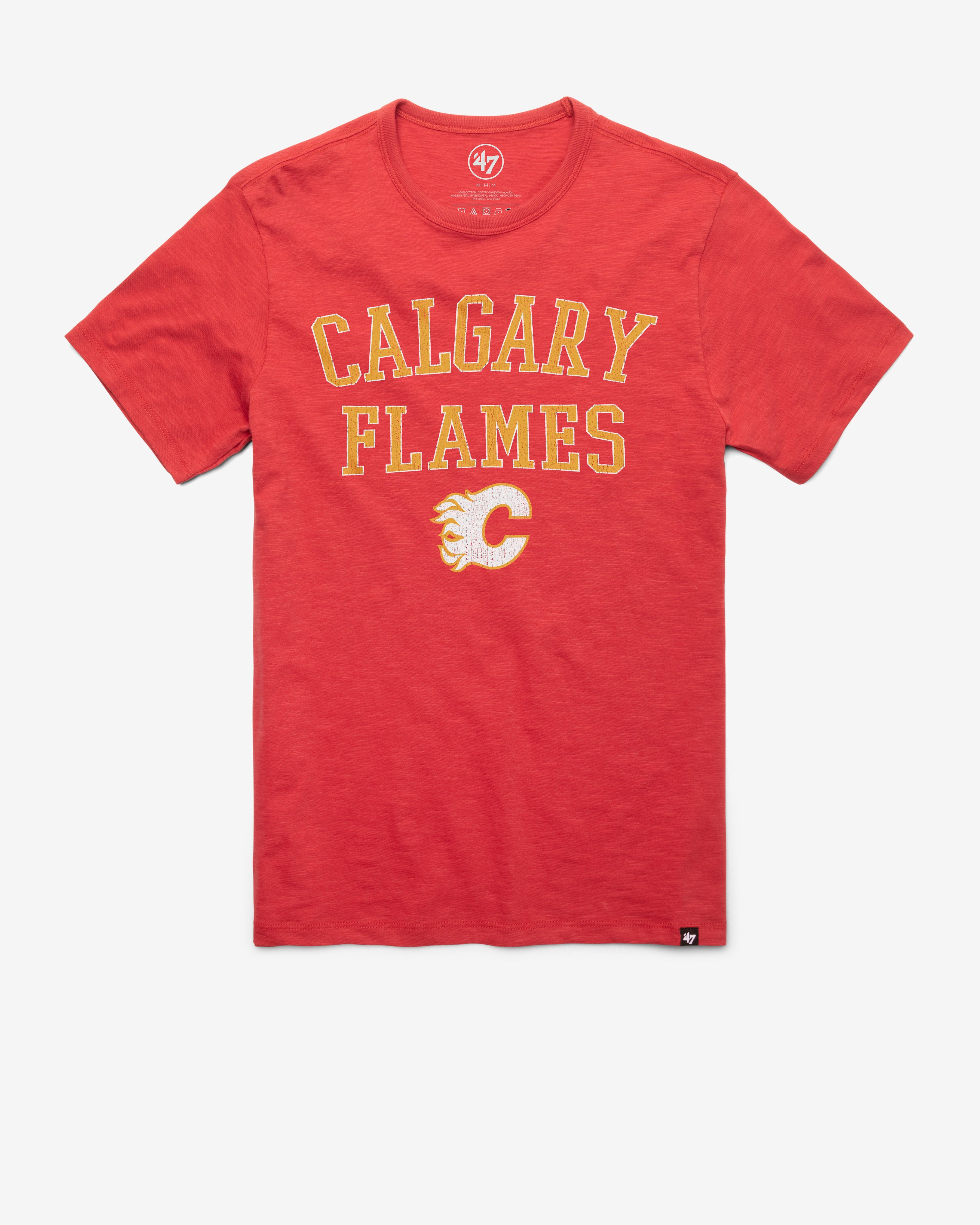 CALGARY FLAMES TRACK '47 SCRUM TEE sold by 47