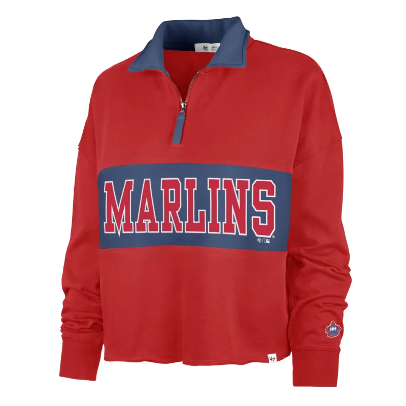 MIAMI MARLINS CITY CONNECT REMI '47 1/4 ZIP WOMEN sold by 47