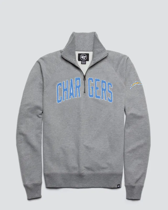 LOS ANGELES CHARGERS BANKS '47 HARRIS SCRIMMAGE 1/4 ZIP sold by 47