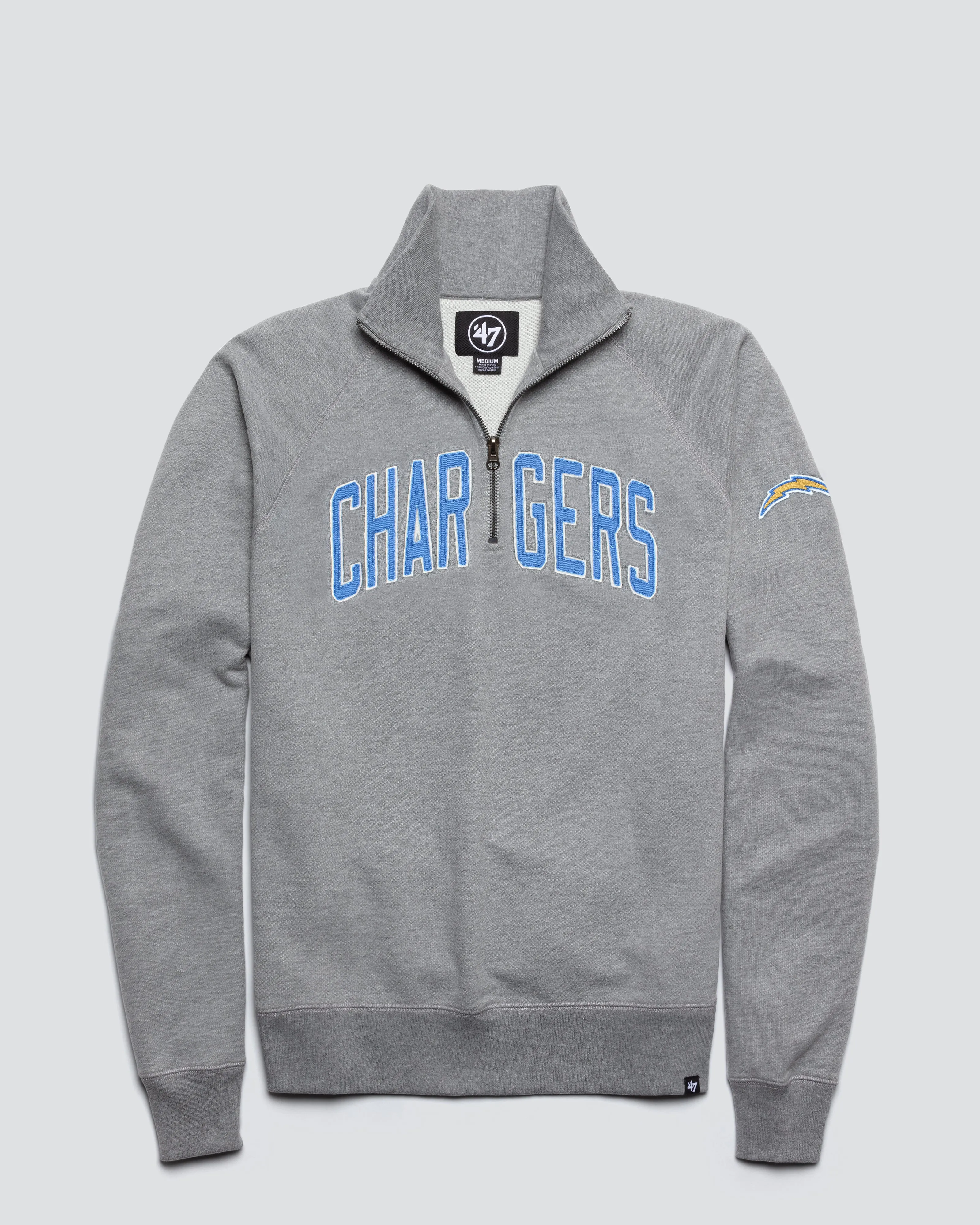 LOS ANGELES CHARGERS BANKS '47 HARRIS SCRIMMAGE 1/4 ZIP sold by 47