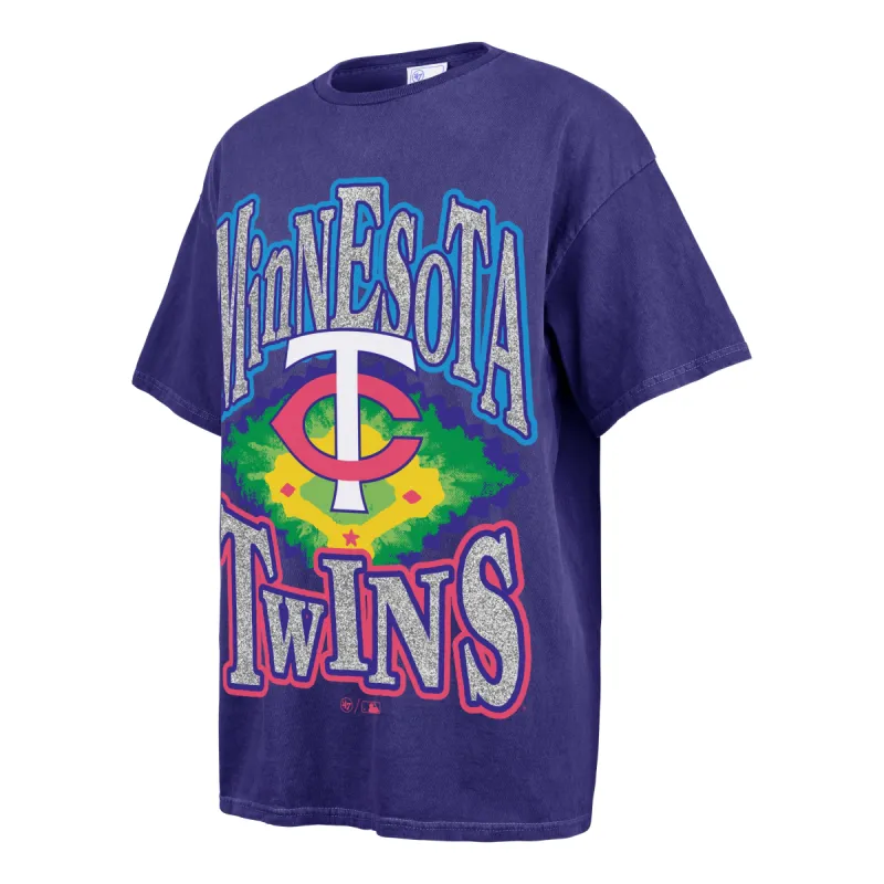 MINNESOTA TWINS FLASHING LIGHTS VINTAGE '47 BOYFRIEND TEE WOMENS sold by 47