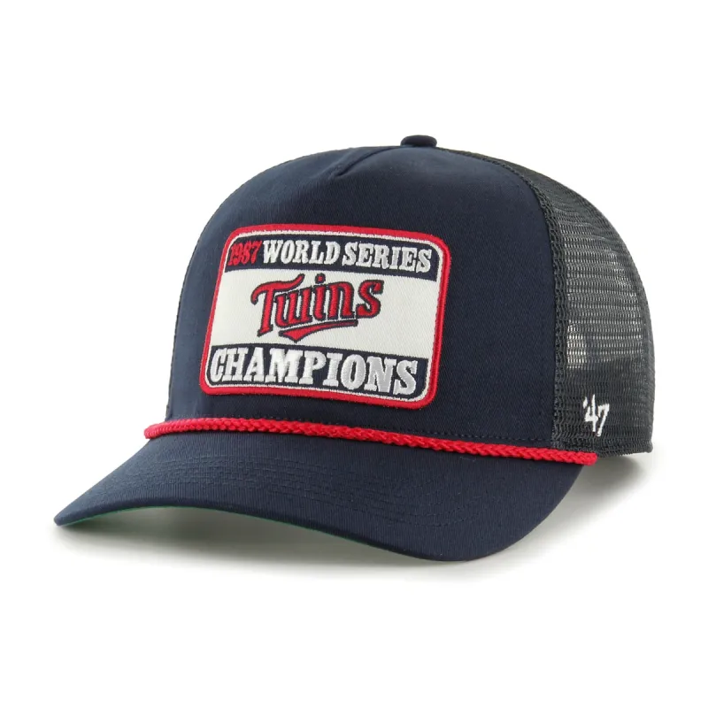 MINNESOTA TWINS COOPERSTOWN WORLD SERIES CHAMP PATCH '47 HITCH sold by 47