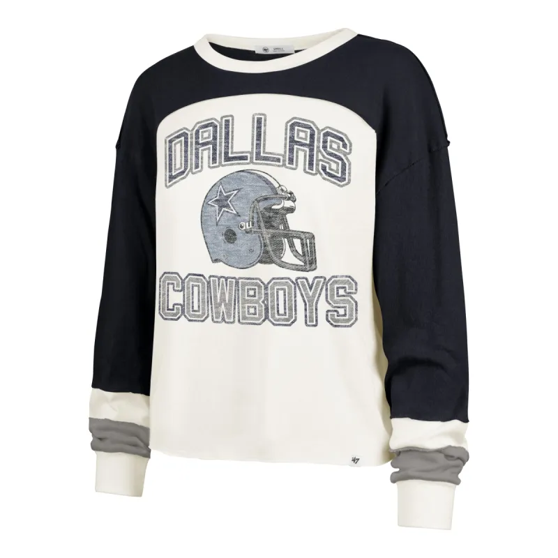 DALLAS COWBOYS HISTORIC GRIDIRON CURVE '47 TONI LONG SLEEVE TEE WOMENS sold by 47