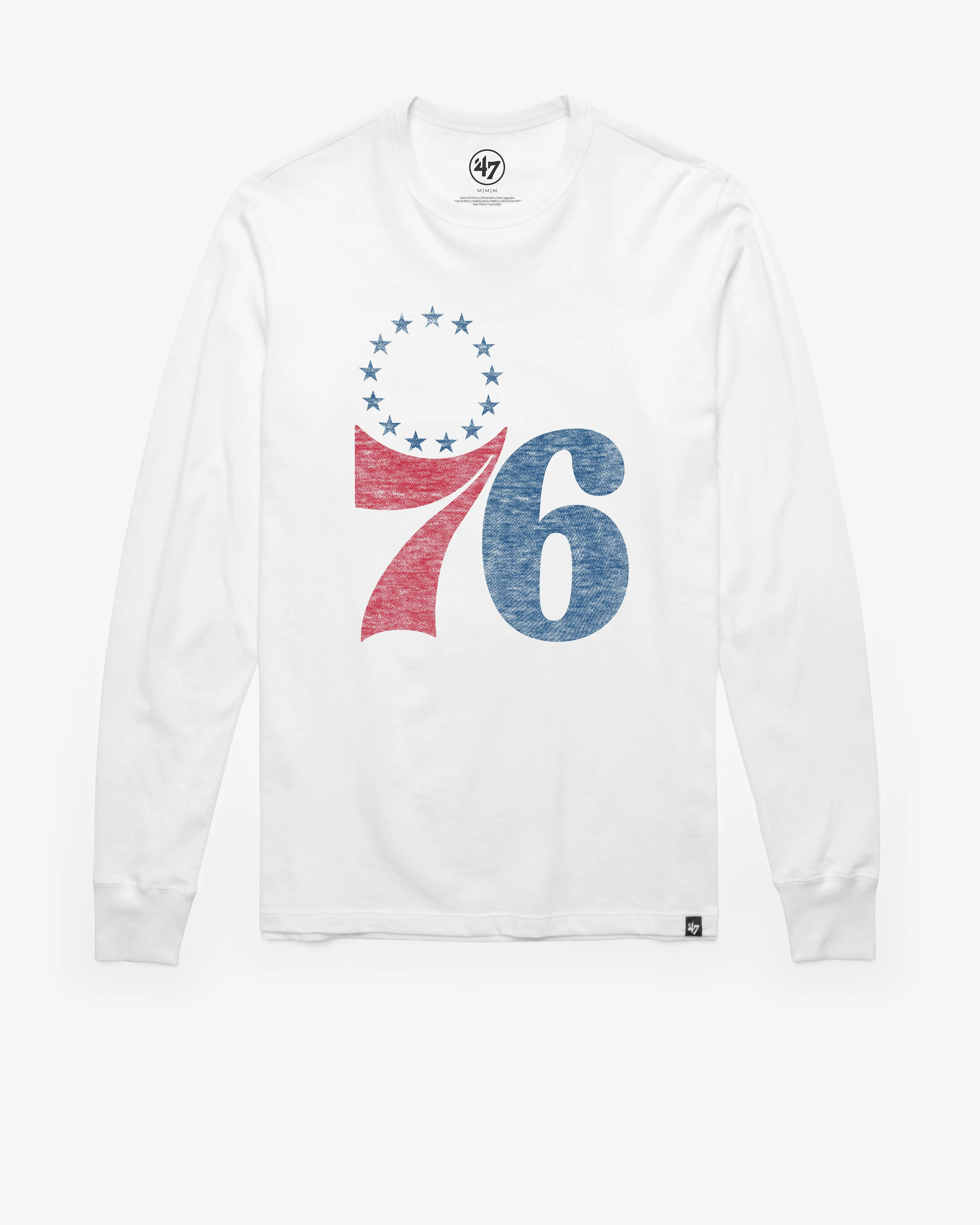 PHILADELPHIA 76ERS PREMIER '47 FRANKLIN LONG SLEEVE TEE sold by 47