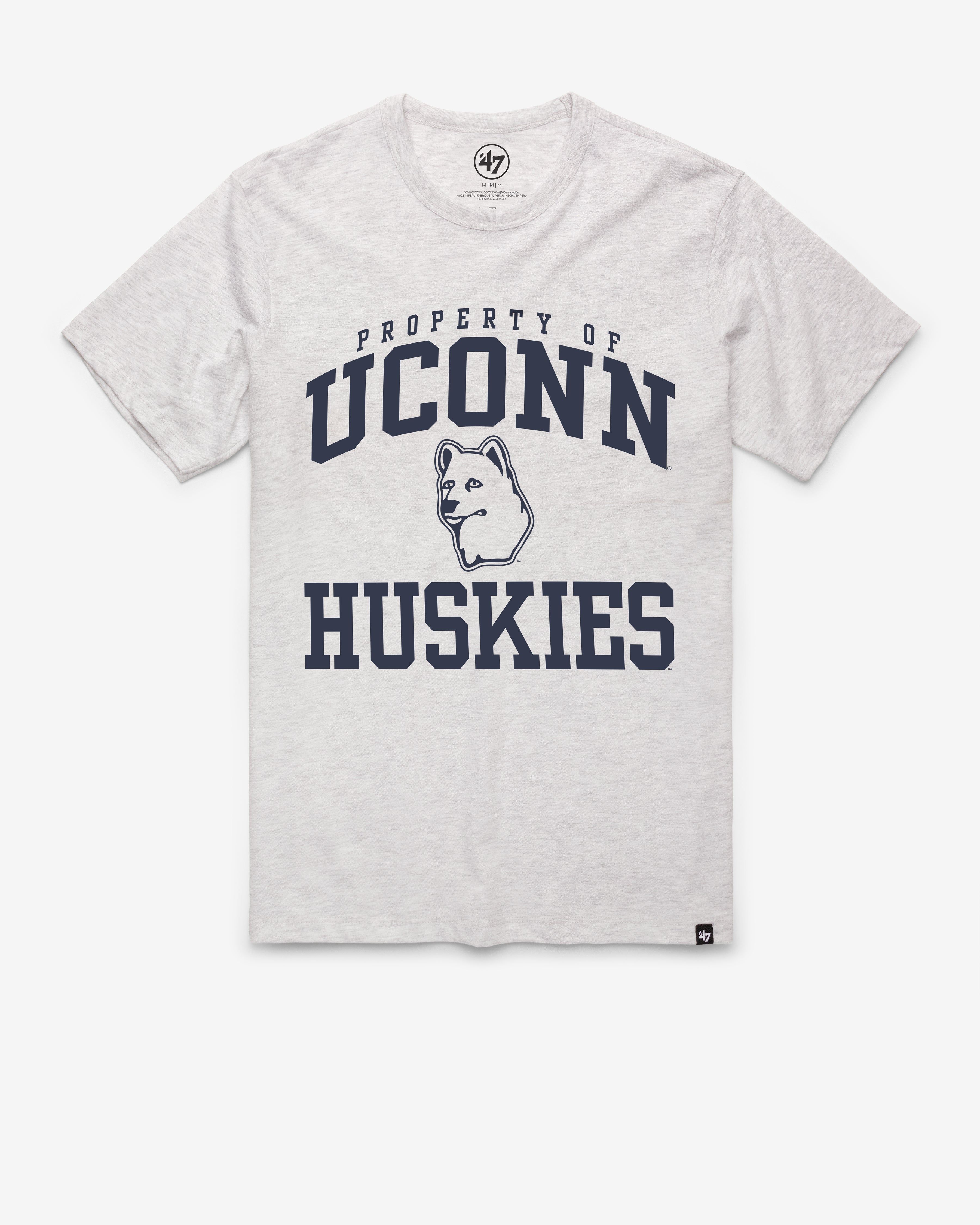 CONNECTICUT HUSKIES UCONN VINTAGE PROPERTY OF ARCH '47 FRANKLIN TEE sold by 47