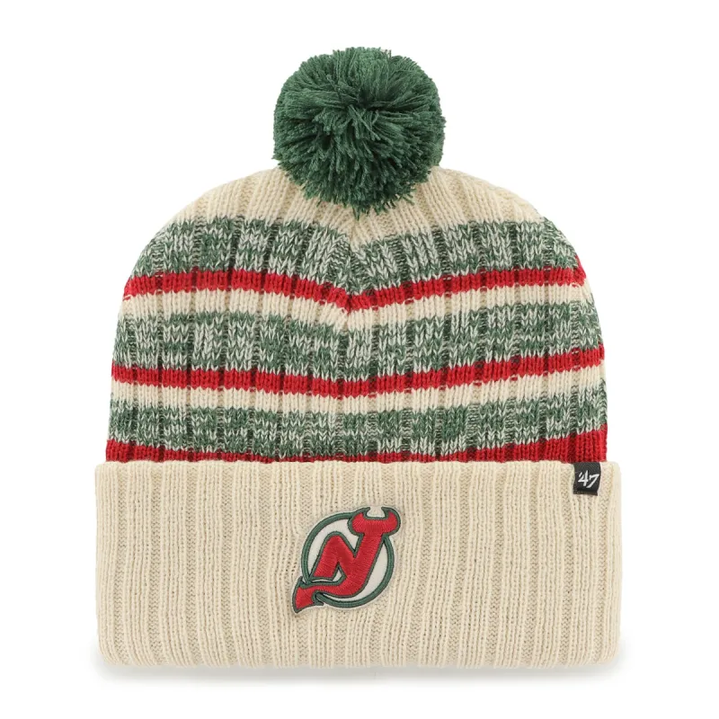 NEW JERSEY DEVILS VINTAGE TAVERN '47 CUFF KNIT sold by 47