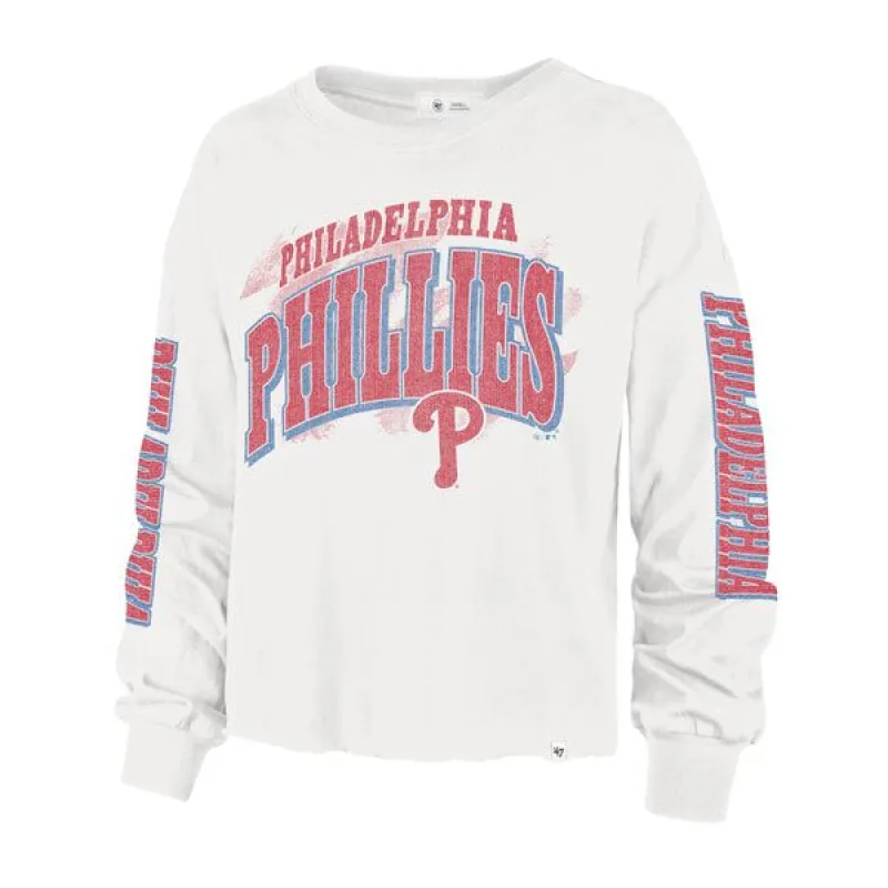 PHILADELPHIA PHILLIES COOPERSTOWN BRUSH BACK '47 PARKWAY LONG SLEEVE WOMENS sold by 47
