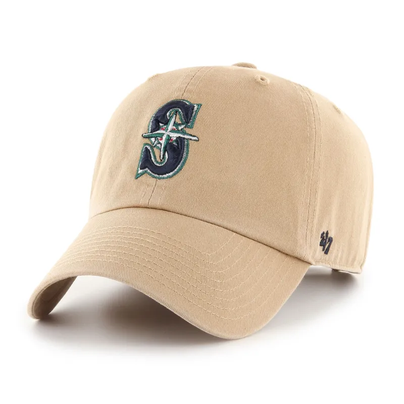 SEATTLE MARINERS KHAKI '47 CLEAN UP sold by 47