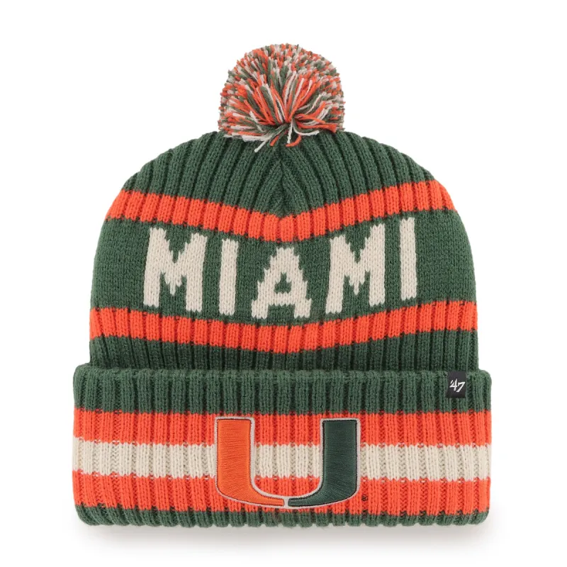 MIAMI HURRICANES BERING 47 CUFF KNIT sold by 47