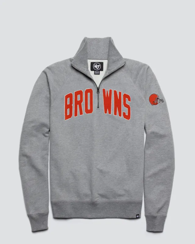 CLEVELAND BROWNS BANKS '47 HARRIS SCRIMMAGE 1/4 ZIP sold by 47