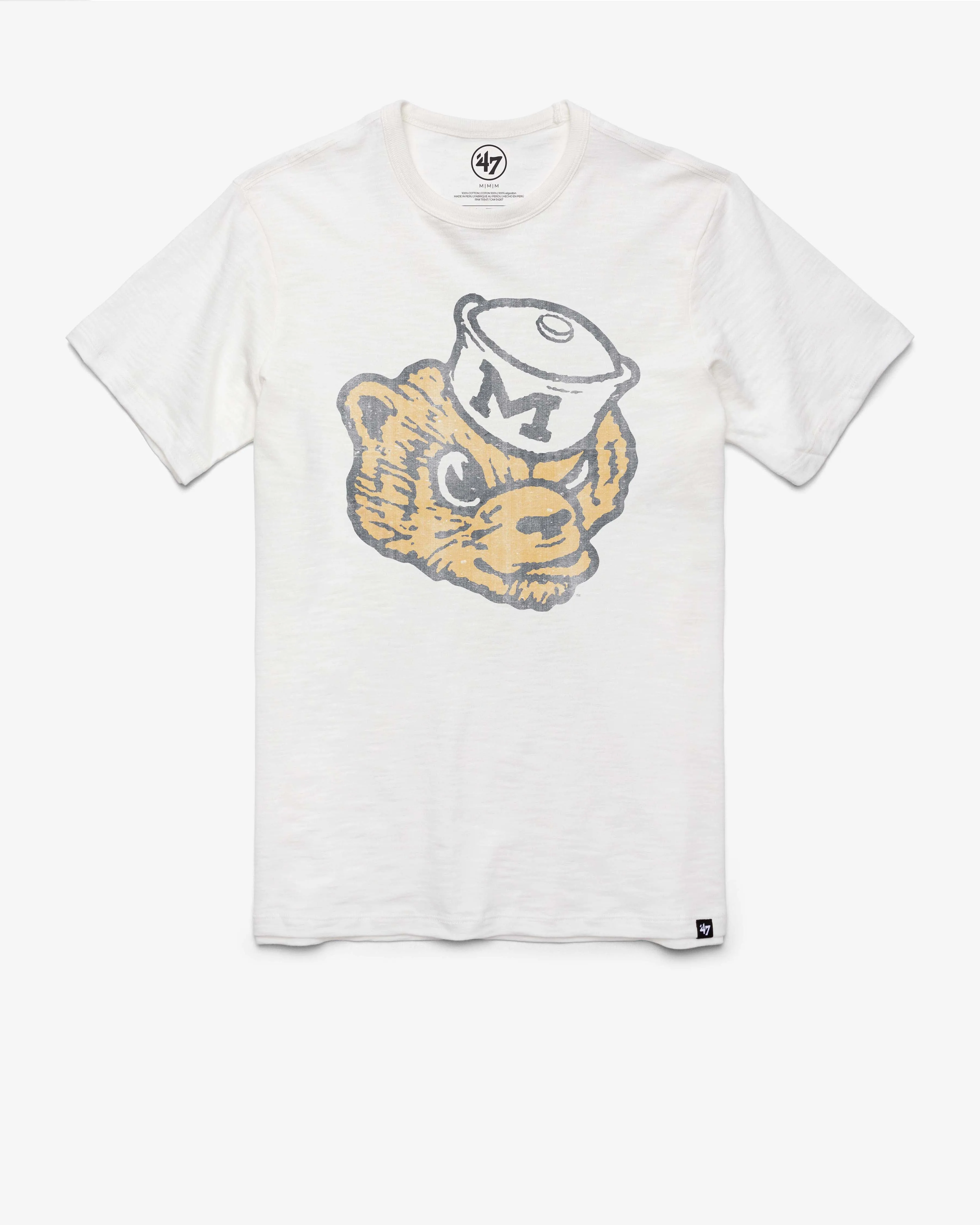 MICHIGAN WOLVERINES VINTAGE GRIT '47 SCRUM TEE sold by 47