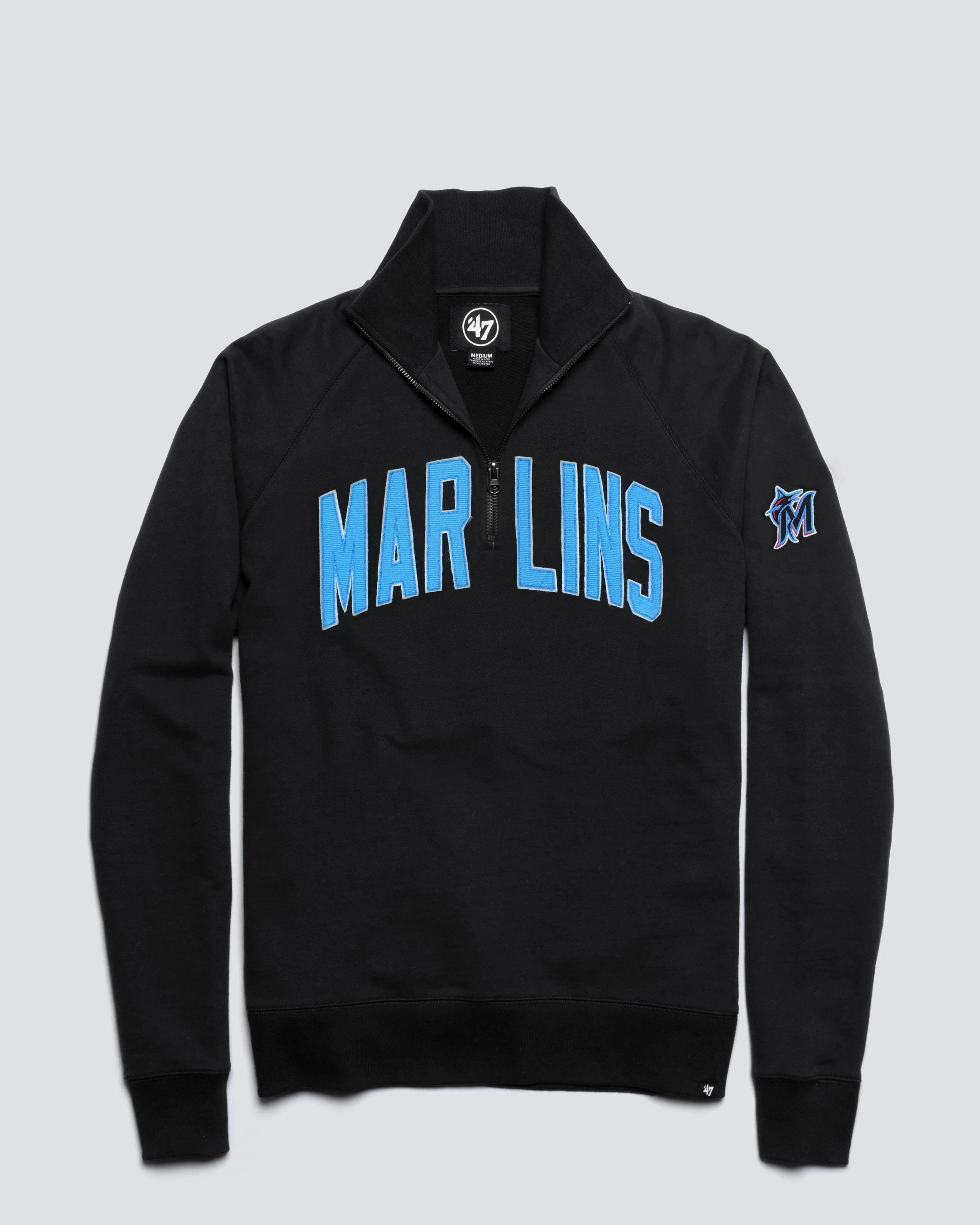 MIAMI MARLINS BANKS '47 HARRIS SCRIMMAGE 1/4 ZIP sold by 47