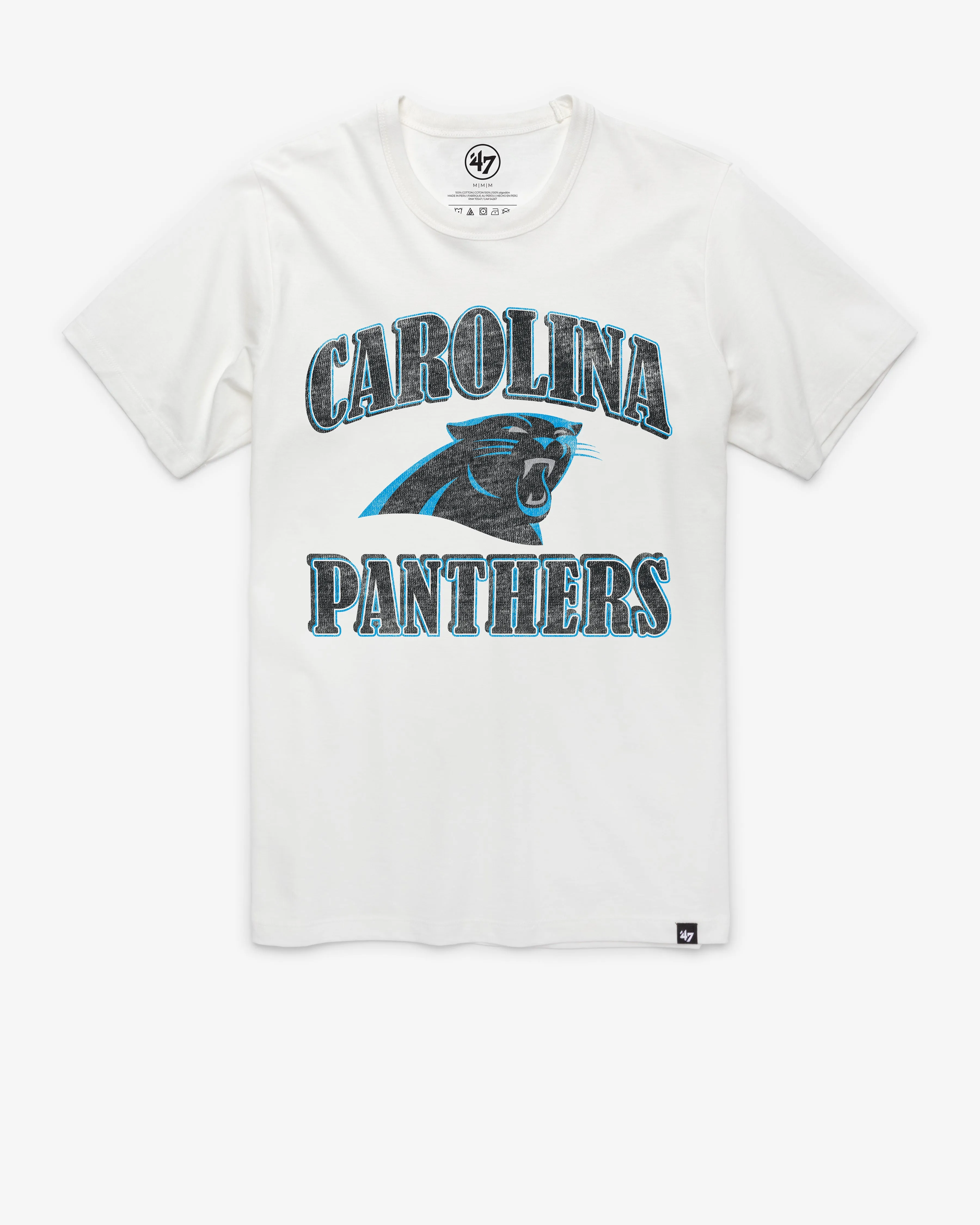 CAROLINA PANTHERS OVERRUN '47 FRANKLIN TEE sold by 47