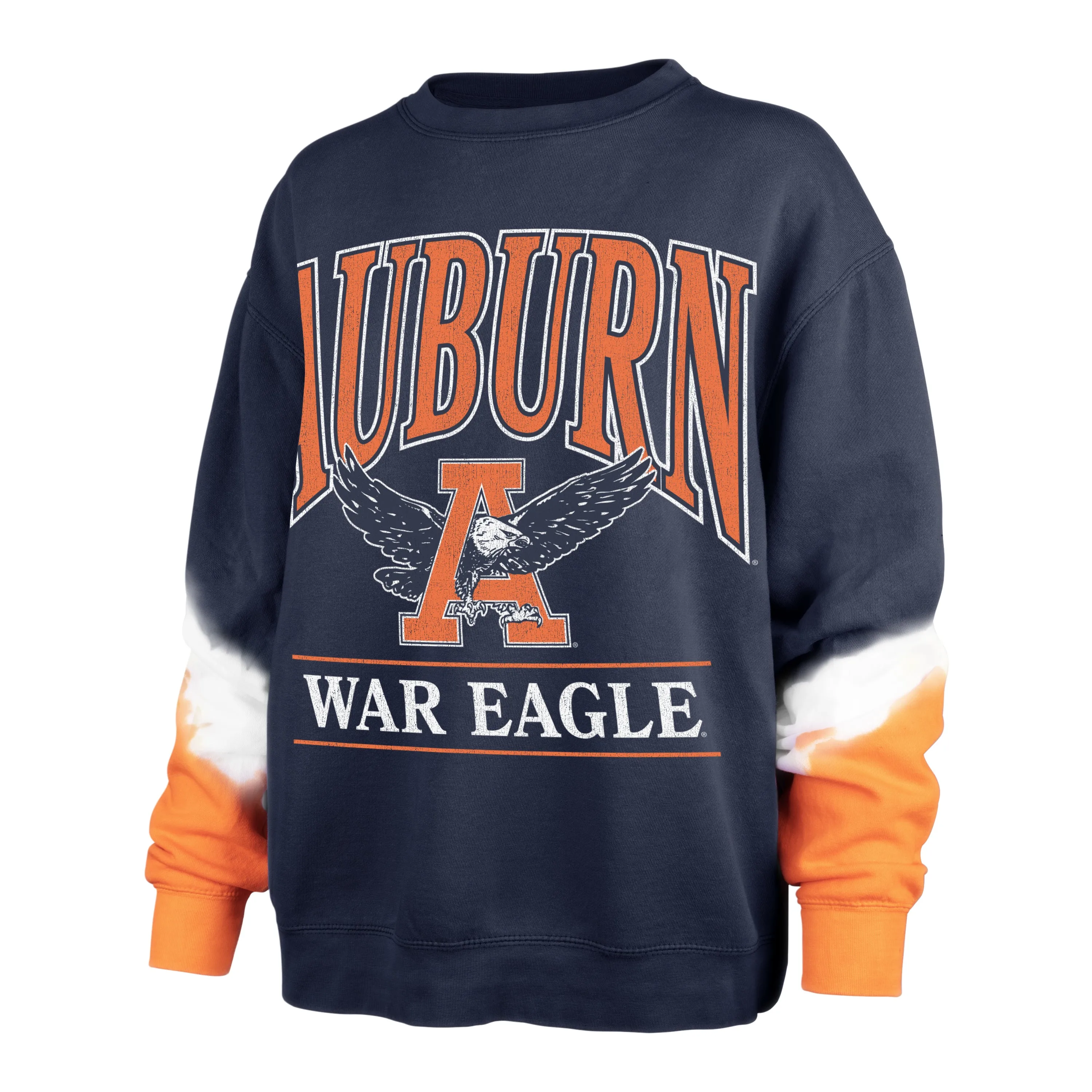 AUBURN TIGERS VINTAGE SLEEVE DYE '47 BOYFRIEND CREW WOMENS sold by 47