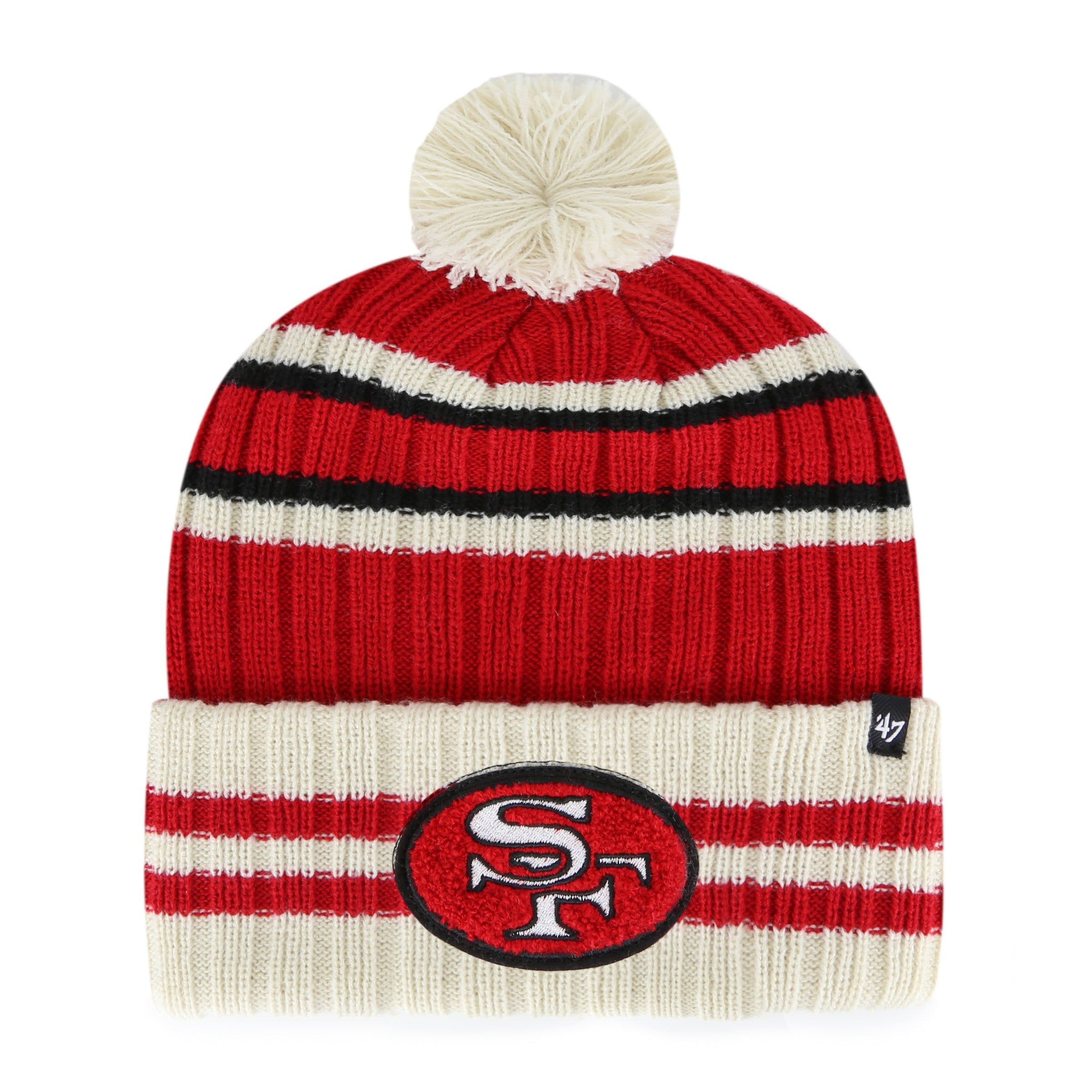 SAN FRANCISCO 49ERS LEGACY NO HUDDLE '47 CUFF KNIT sold by 47