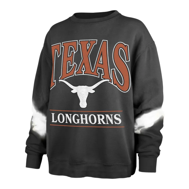 TEXAS LONGHORNS SLEEVE DYE '47 BOYFRIEND CREW WOMENS made by 47