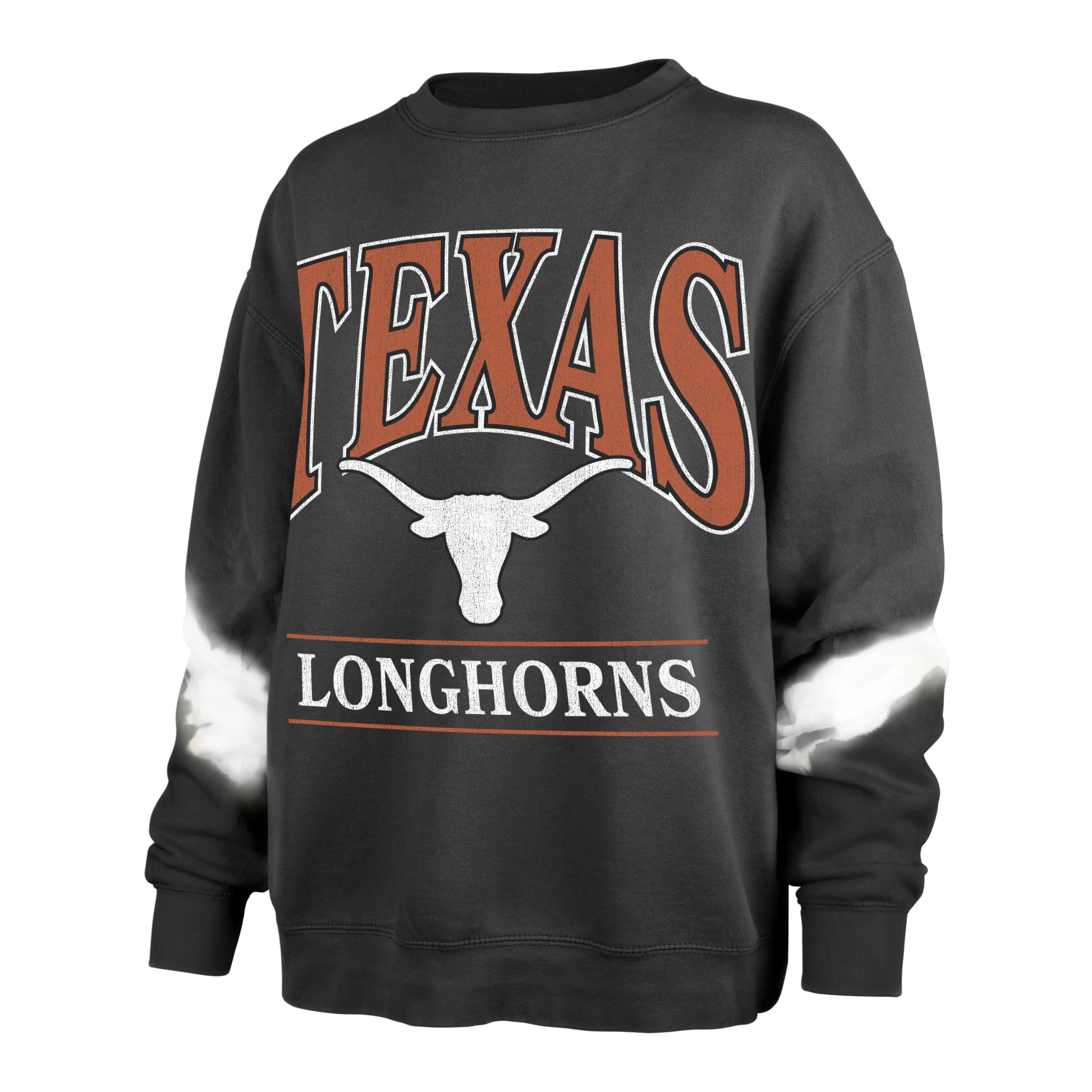 TEXAS LONGHORNS SLEEVE DYE '47 BOYFRIEND CREW WOMENS sold by 47