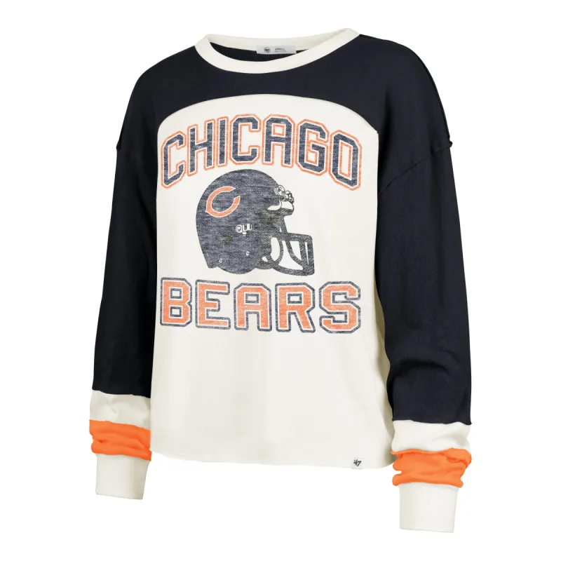 CHICAGO BEARS HISTORIC GRIDIRON CURVE '47 TONI LONG SLEEVE TEE WOMENS sold by 47