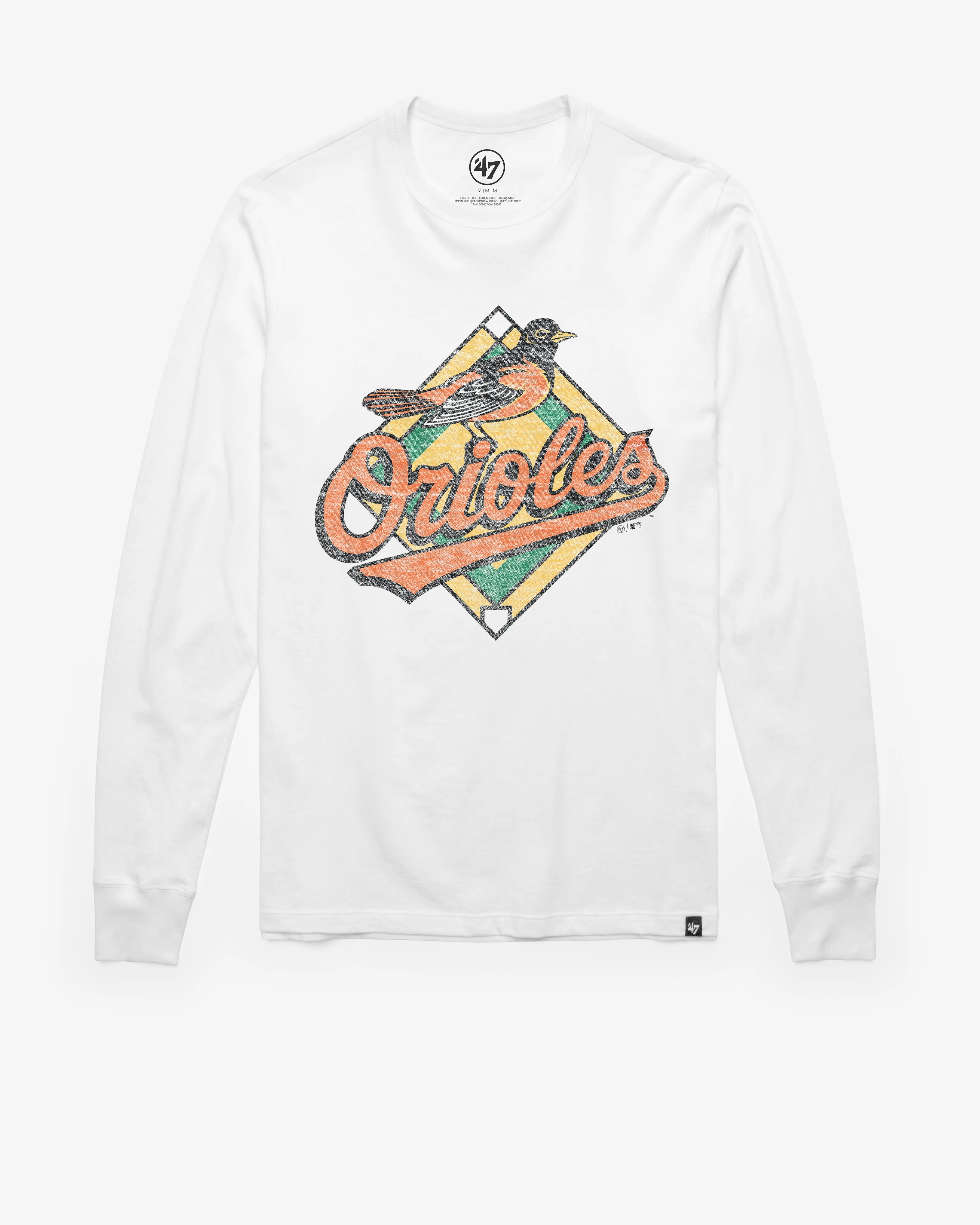 BALTIMORE ORIOLES COOPERSTOWN PREMIER '47 FRANKLIN LONG SLEEVE TEE sold by 47