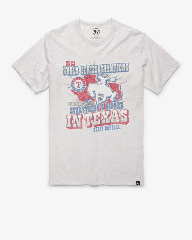 TEXAS RANGERS 2023 WORLD SERIES CHAMPS '47 FRANKLIN TEE sold by 47